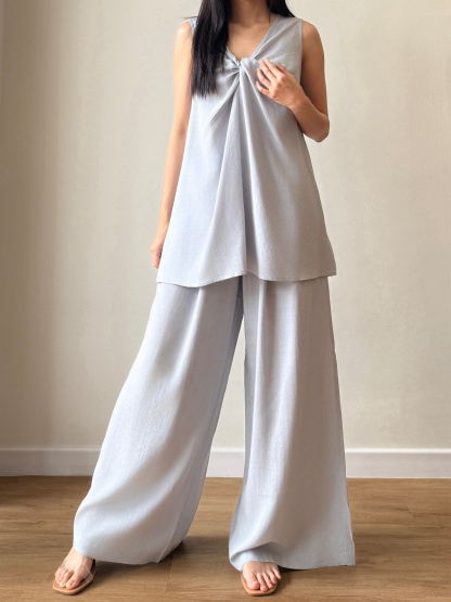 Penelop Front Knot Top & Pants Set
