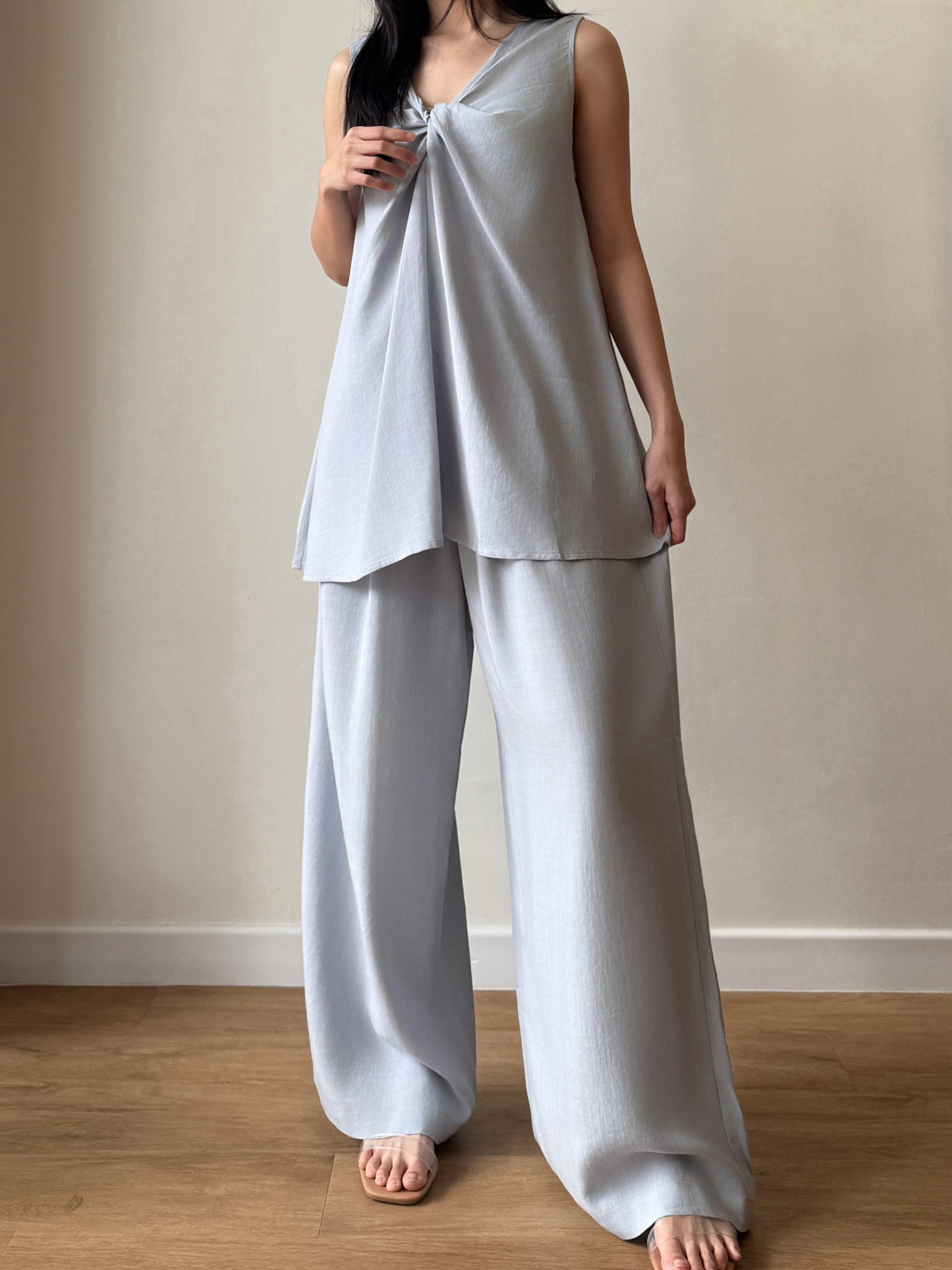 Penelop Front Knot Top & Pants Set