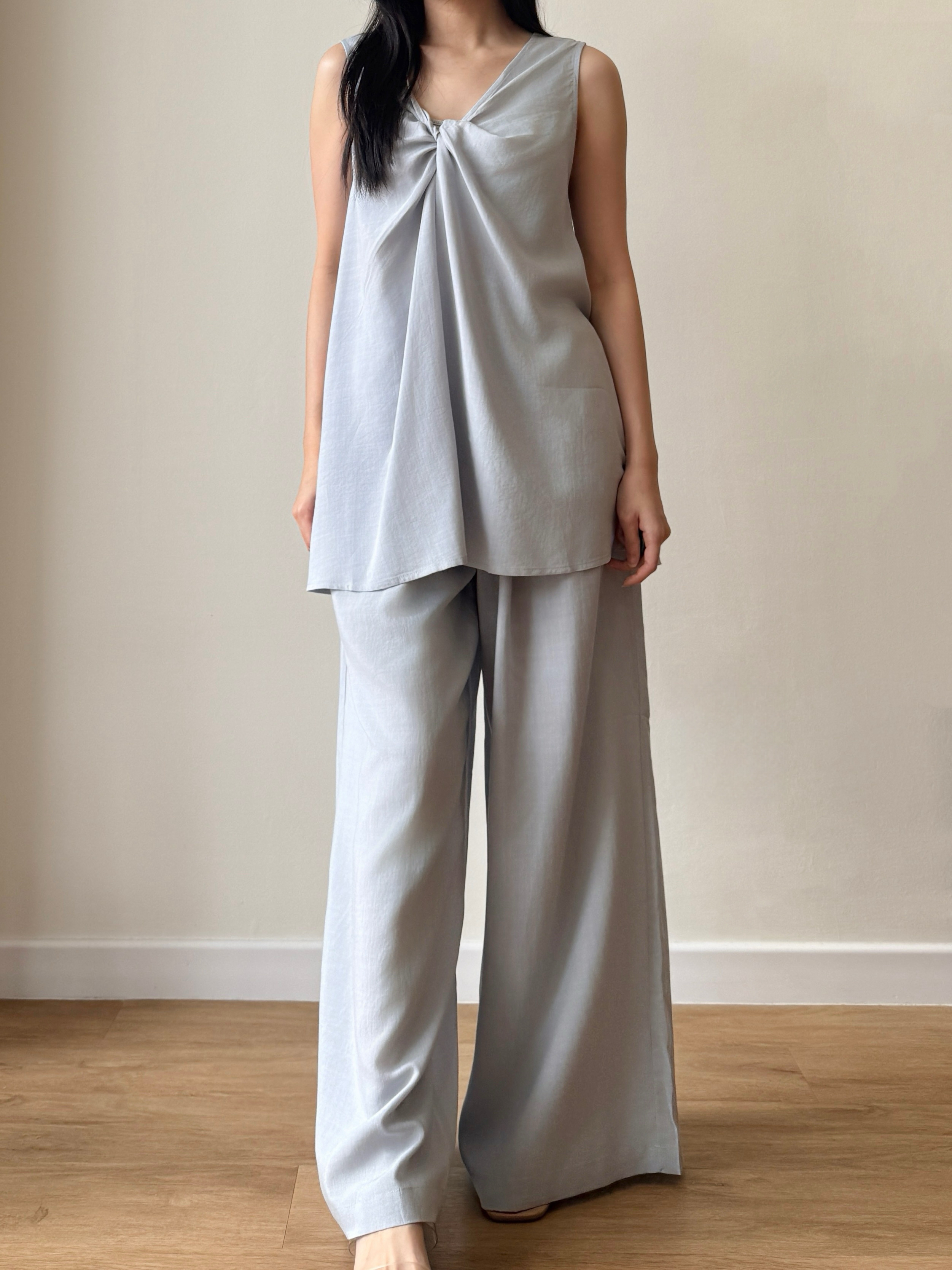 Penelop Front Knot Top & Pants Set