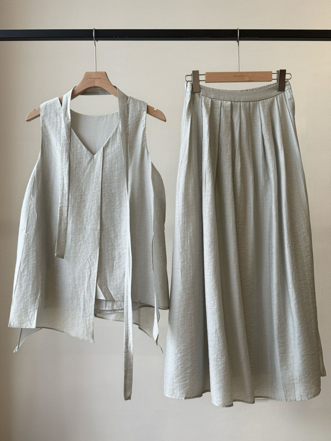 Peyton Tencel Sleeveless Top & Skirt Set 