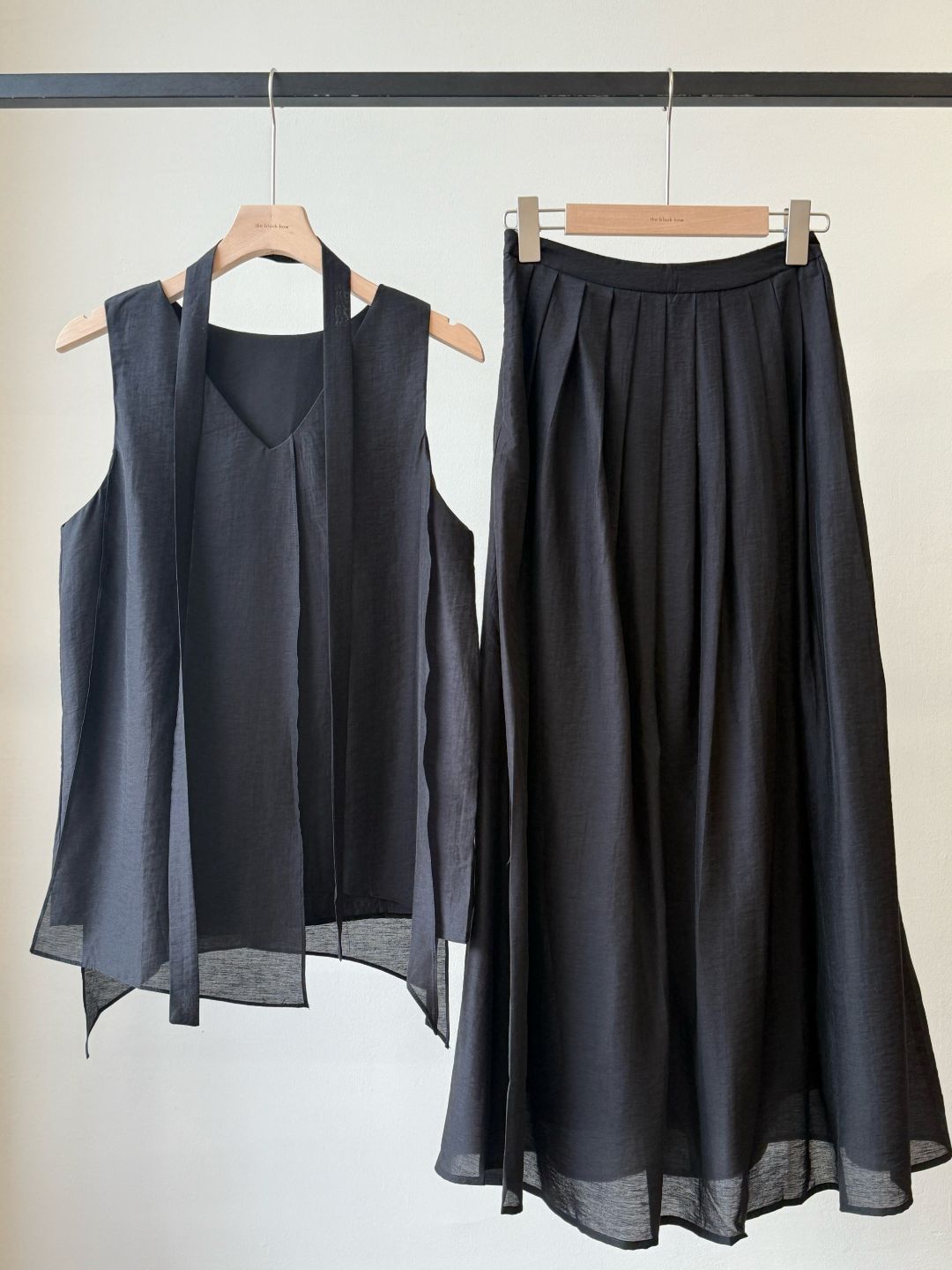 Peyton Tencel Sleeveless Top & Skirt Set 