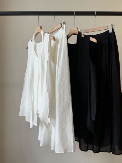 Peyton Tencel Sleeveless Top & Skirt Set 