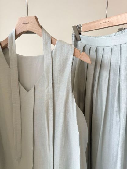 Peyton Tencel Sleeveless Top & Skirt Set 