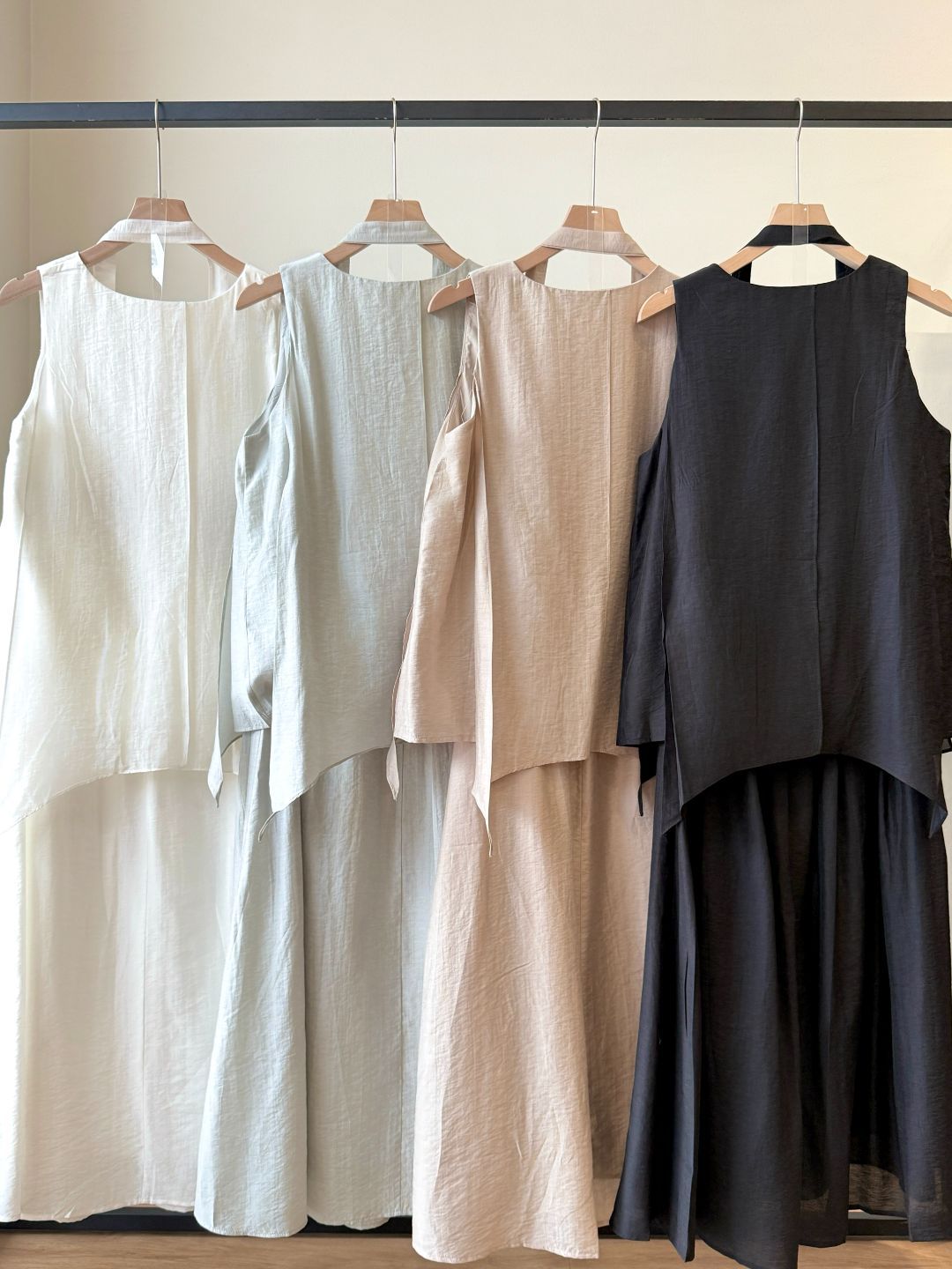 Peyton Tencel Sleeveless Top & Skirt Set 