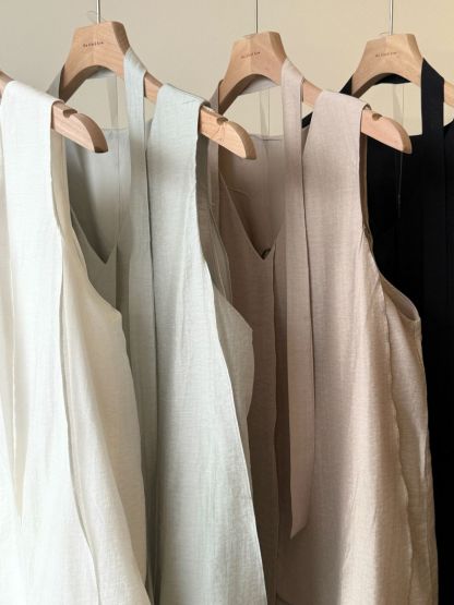 Peyton Tencel Sleeveless Top & Skirt Set 