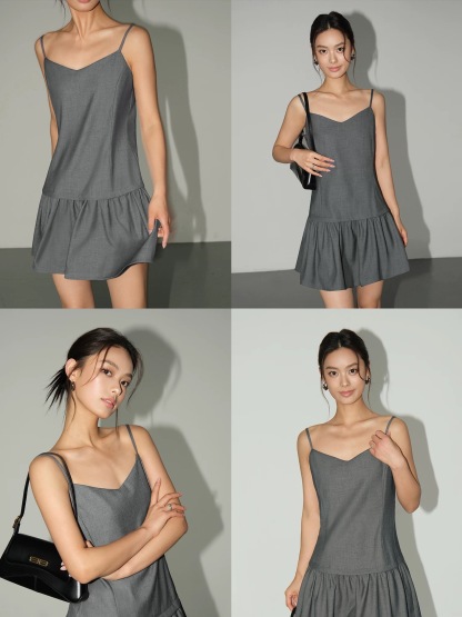 Milana Cami Mini Dress-The Black Bow-