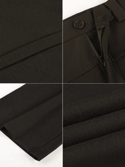 Marnie Straight Cut Pants-The Black Bow-