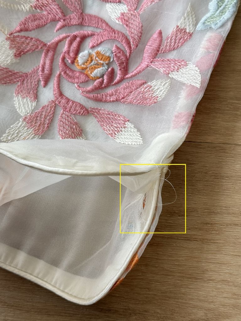 Li Qi Floral Embroided Oriental Vest