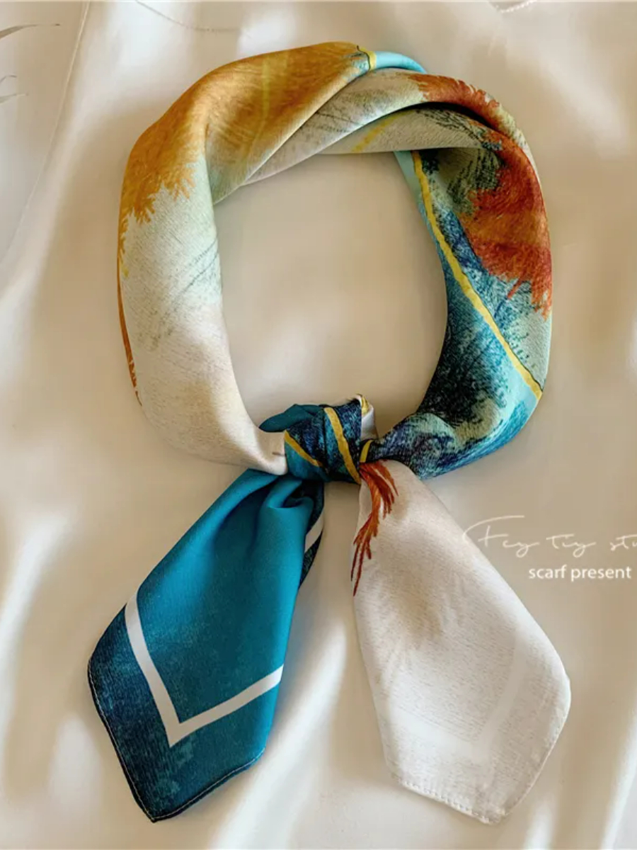 Forest Little Scarf-The Black Bow-