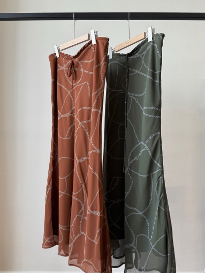 Wayan Graphic Print Skirt