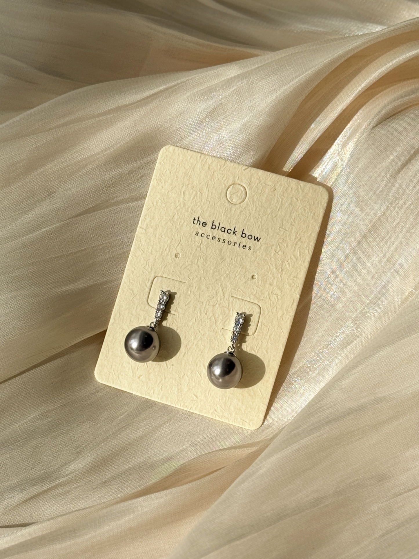 Ye-Hwa Pave Diamond Pearl Drop Earrings