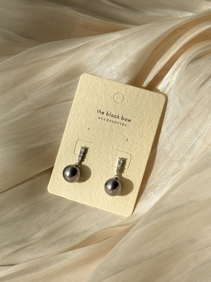 Ye-Hwa Pave Diamond Pearl Drop Earrings