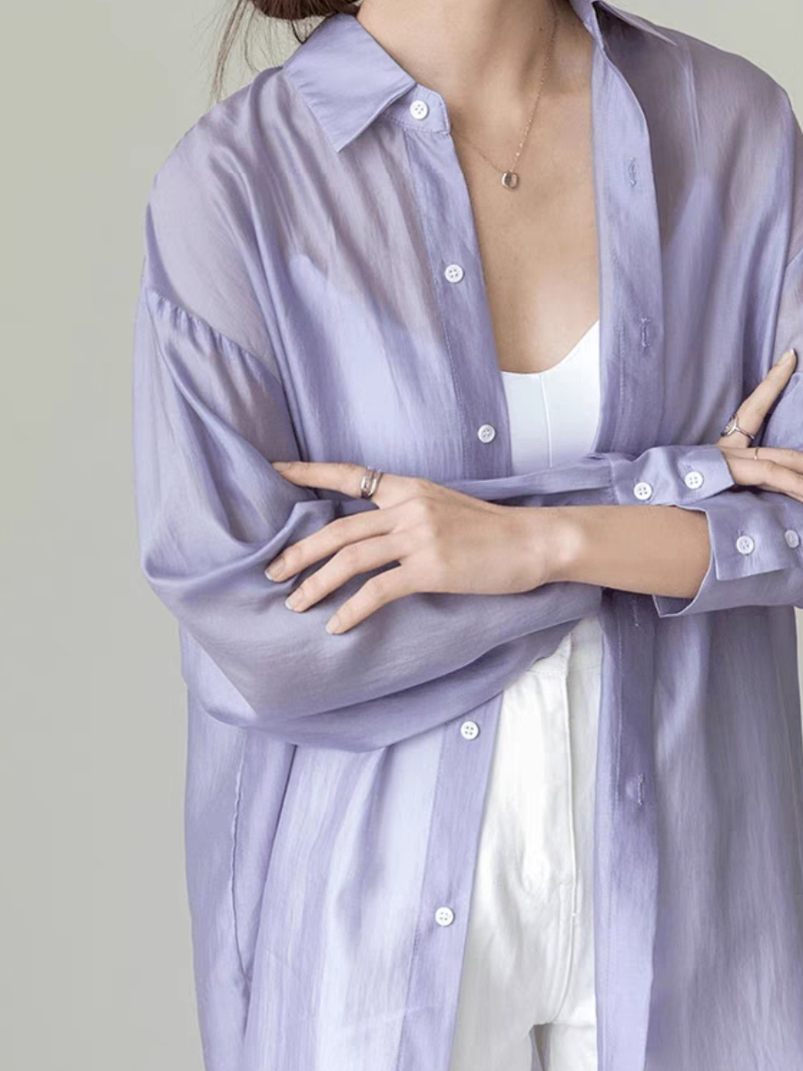 Leyla Tie Back Chiffon Shirt with Padded Inner Top-The Black Bow-