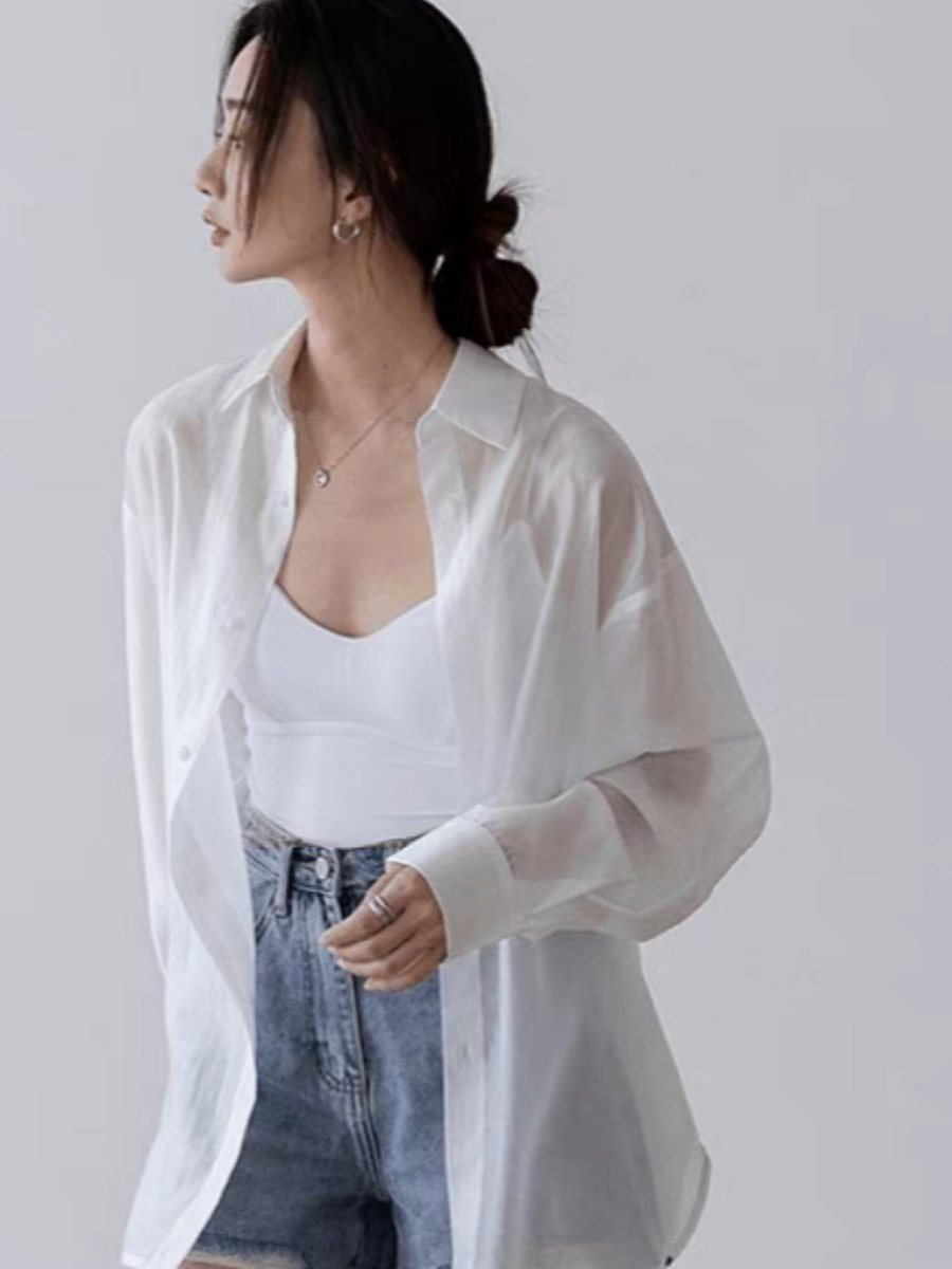 Leyla Tie Back Chiffon Shirt with Padded Inner Top-The Black Bow-