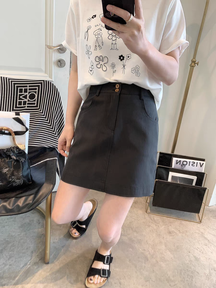 Sidonie Mini Skirt (Discounted-S, M, L size)-The Black Bow-