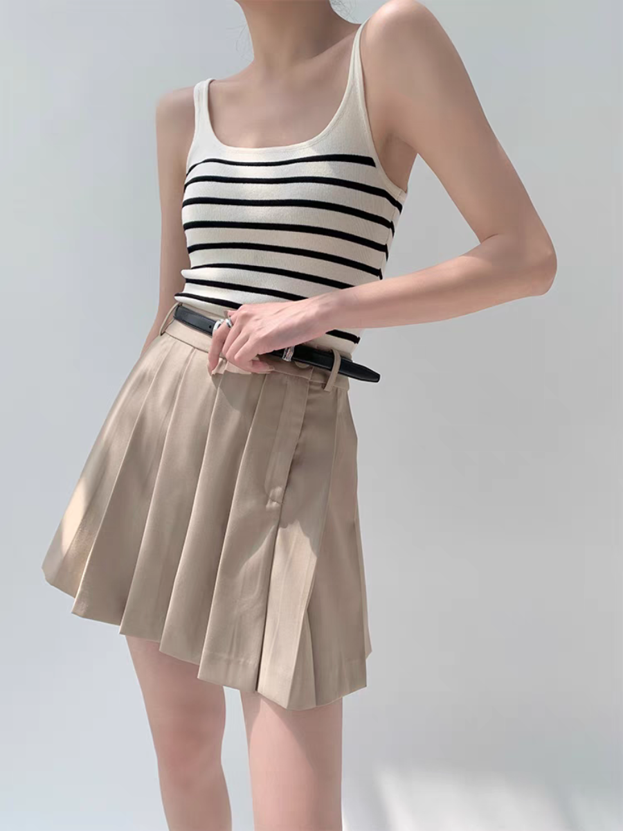 Gya Striped Knit Top (Discounted-Free Size)-The Black Bow-