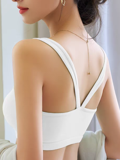 Quina V-Back Padded Bra Top