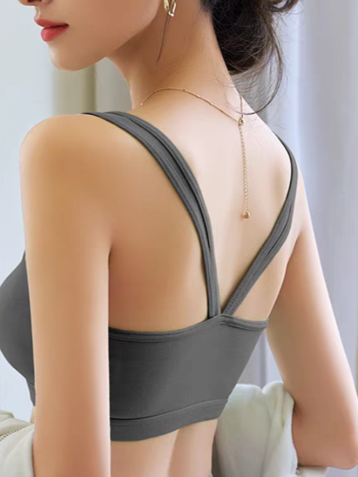 Quina V-Back Padded Bra Top