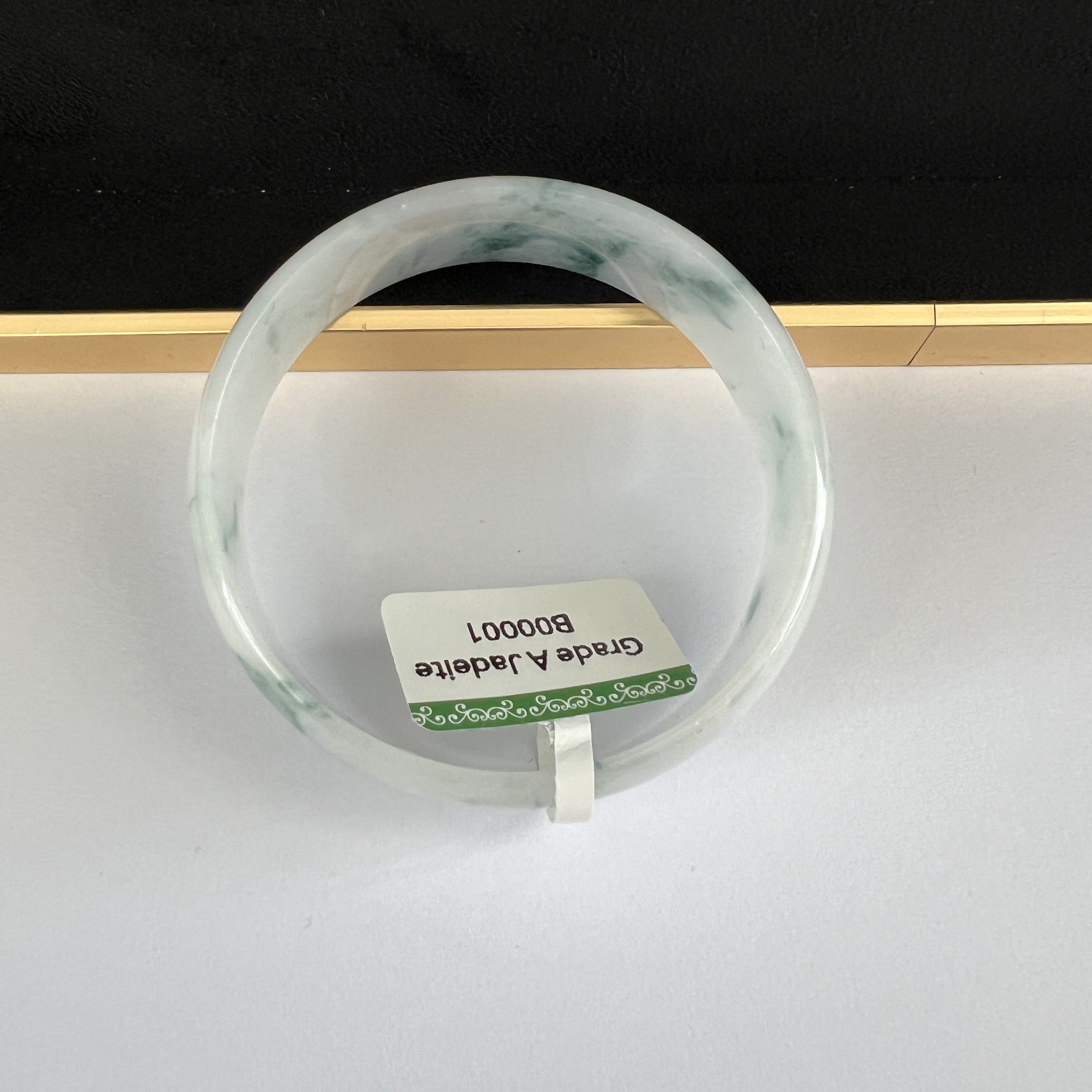 牛奶底飄花童鐲 #51