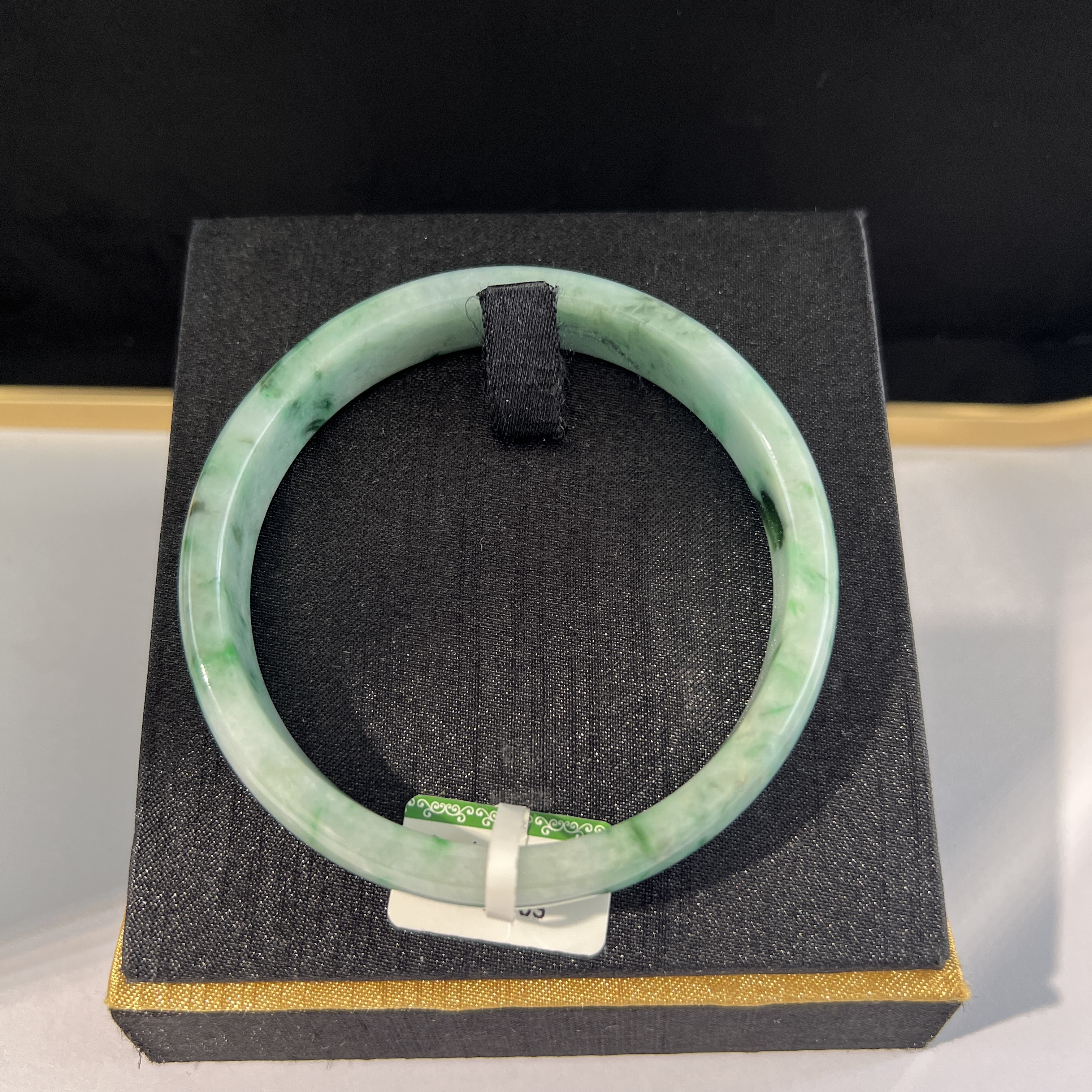 滿底色飄綠花正圈 #65