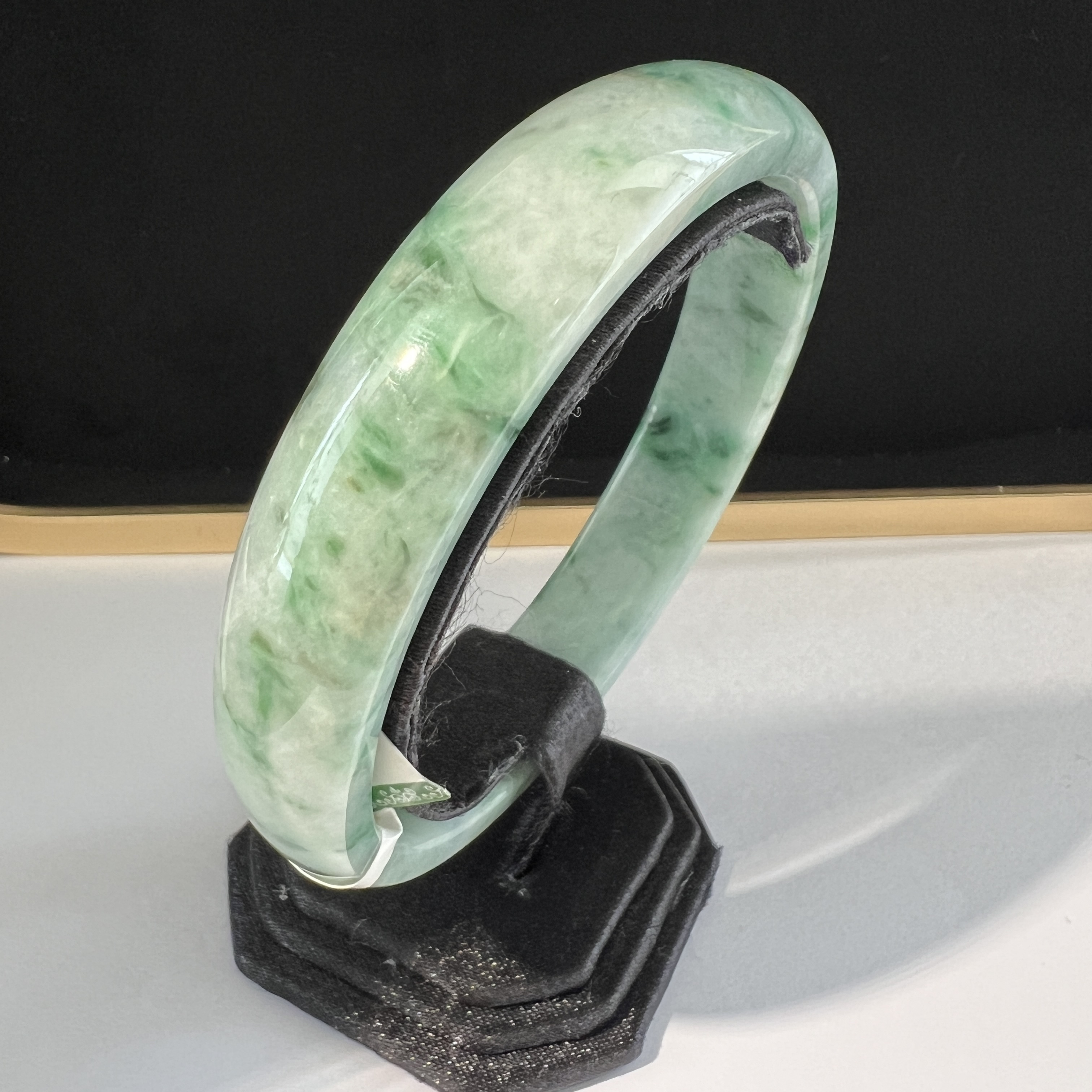 滿底色飄綠花正圈 #65