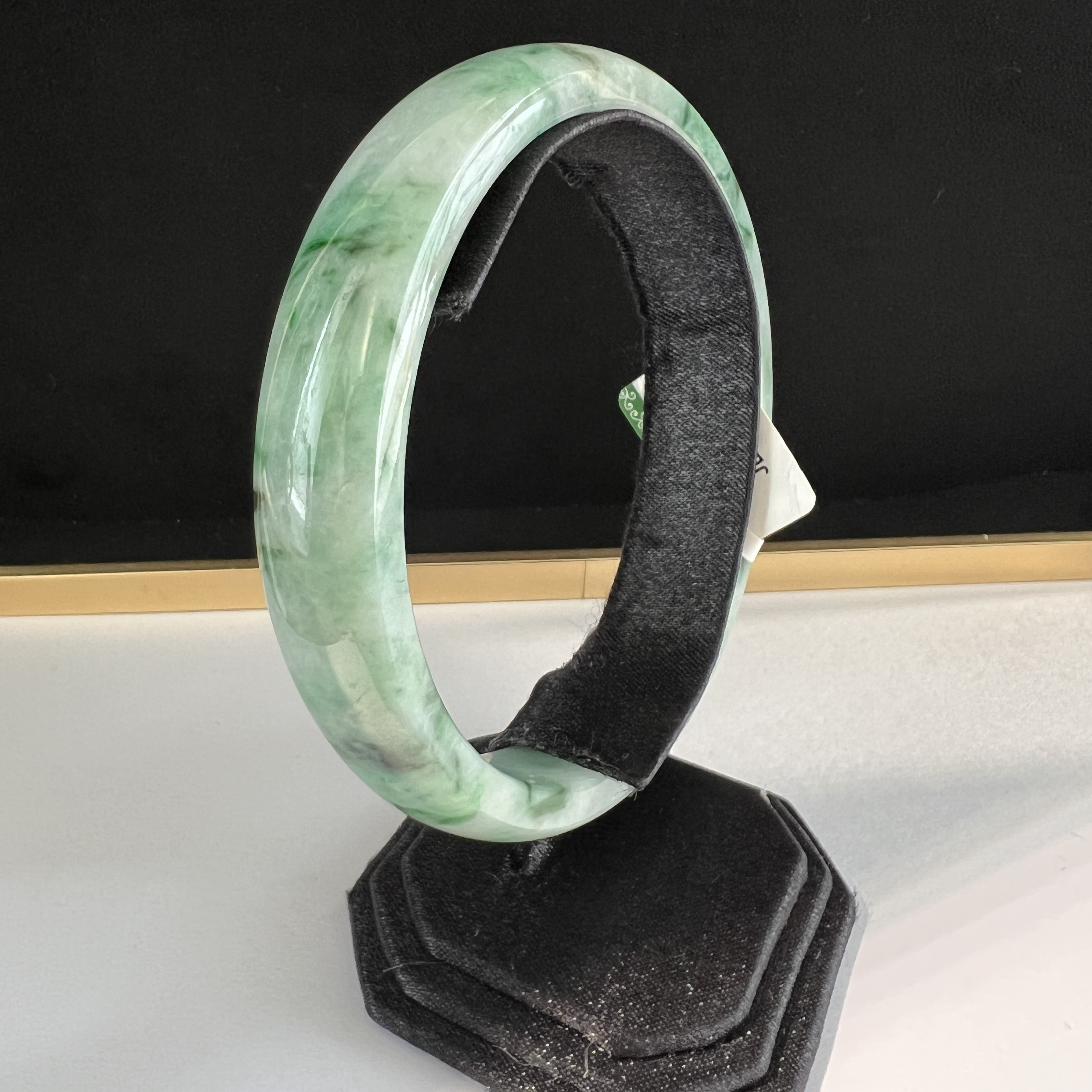 滿底色飄綠花正圈 #65