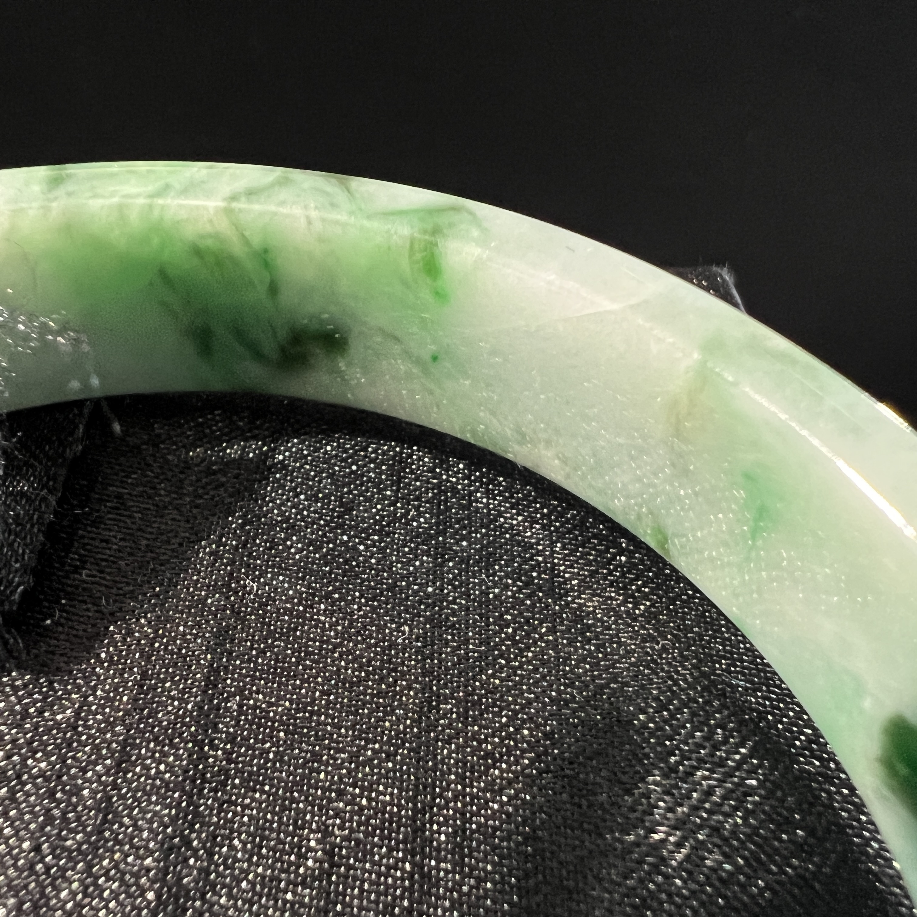 滿底色飄綠花正圈 #65