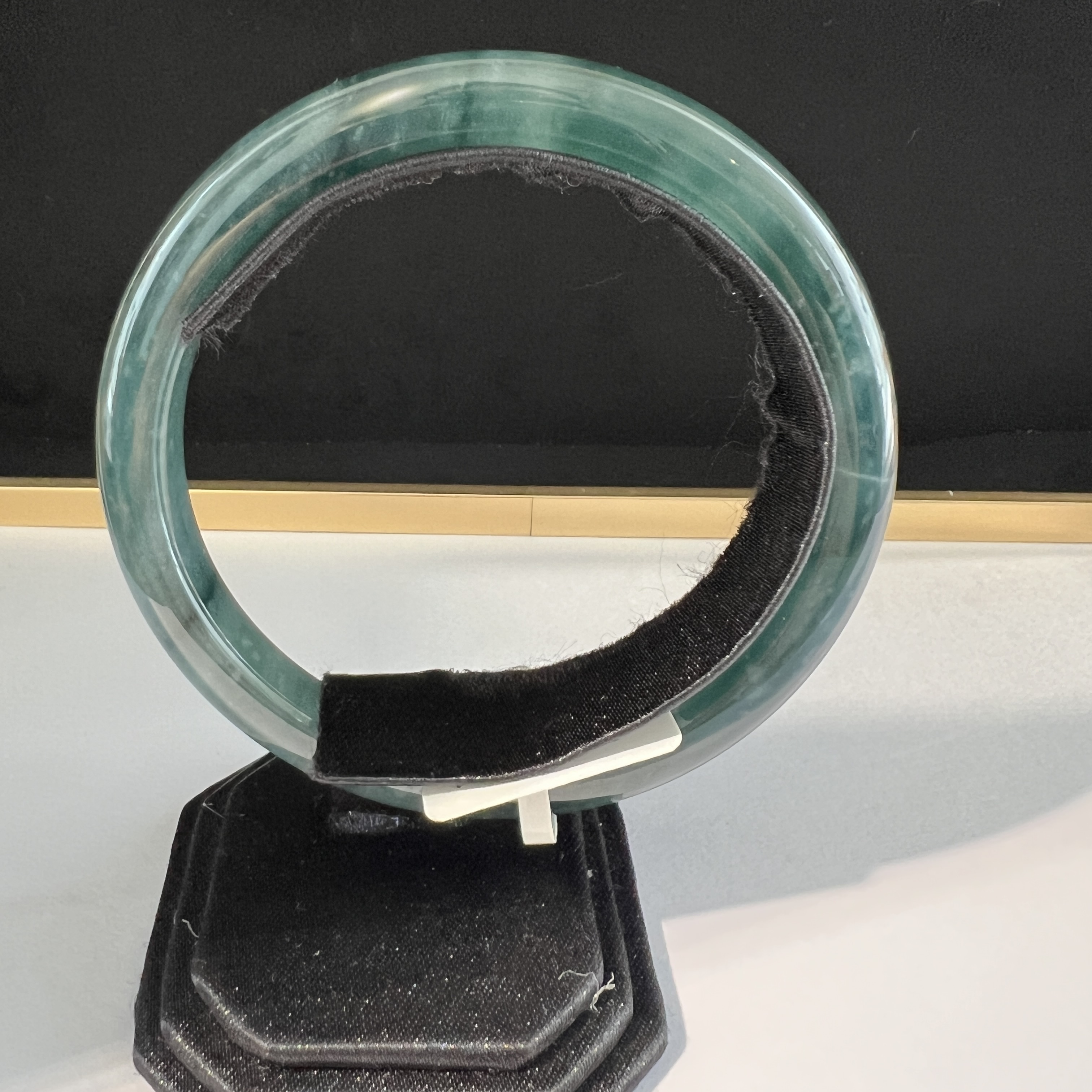 冰藍水飄逸雪花窄正圈 #60