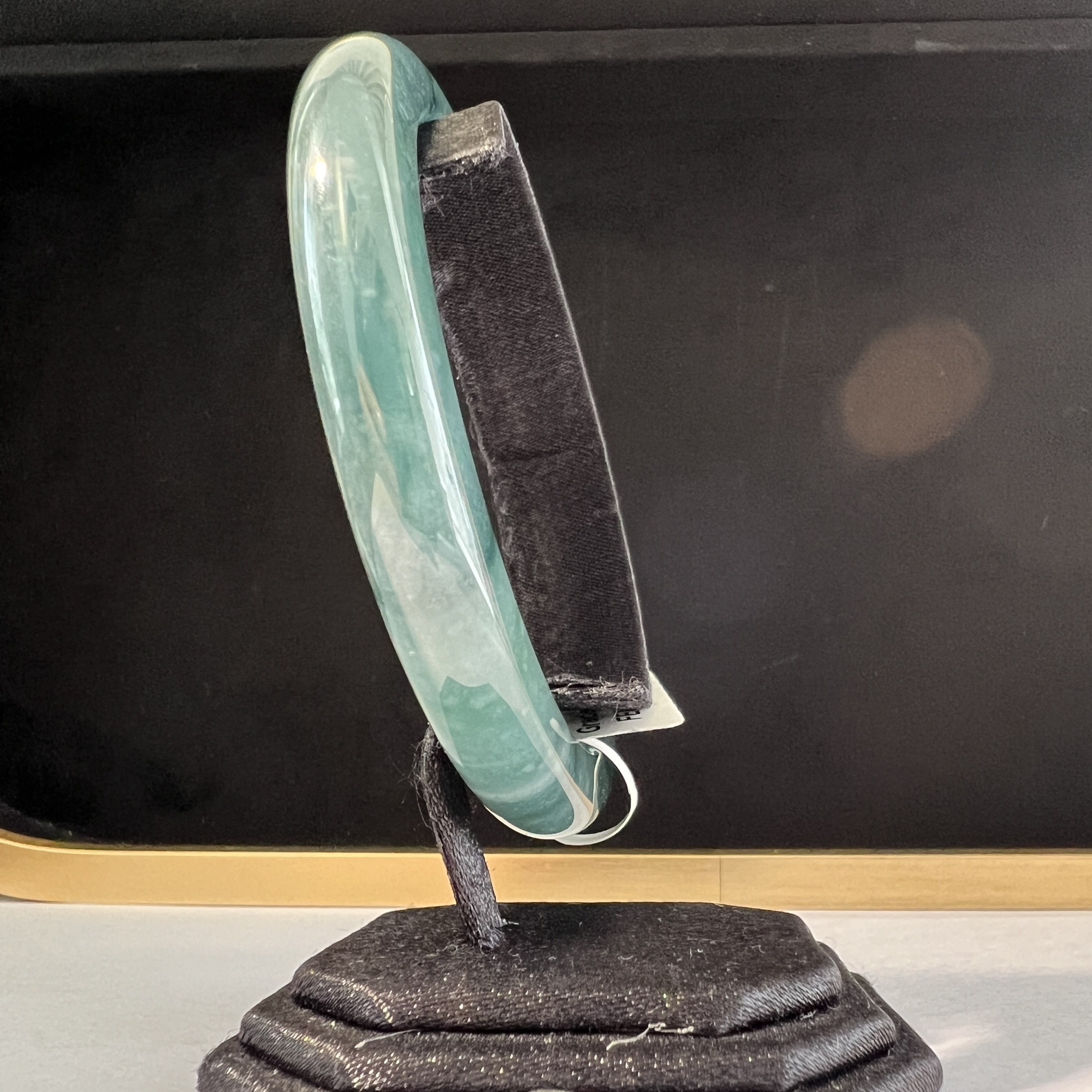 冰藍水飄逸雪花窄正圈 #60