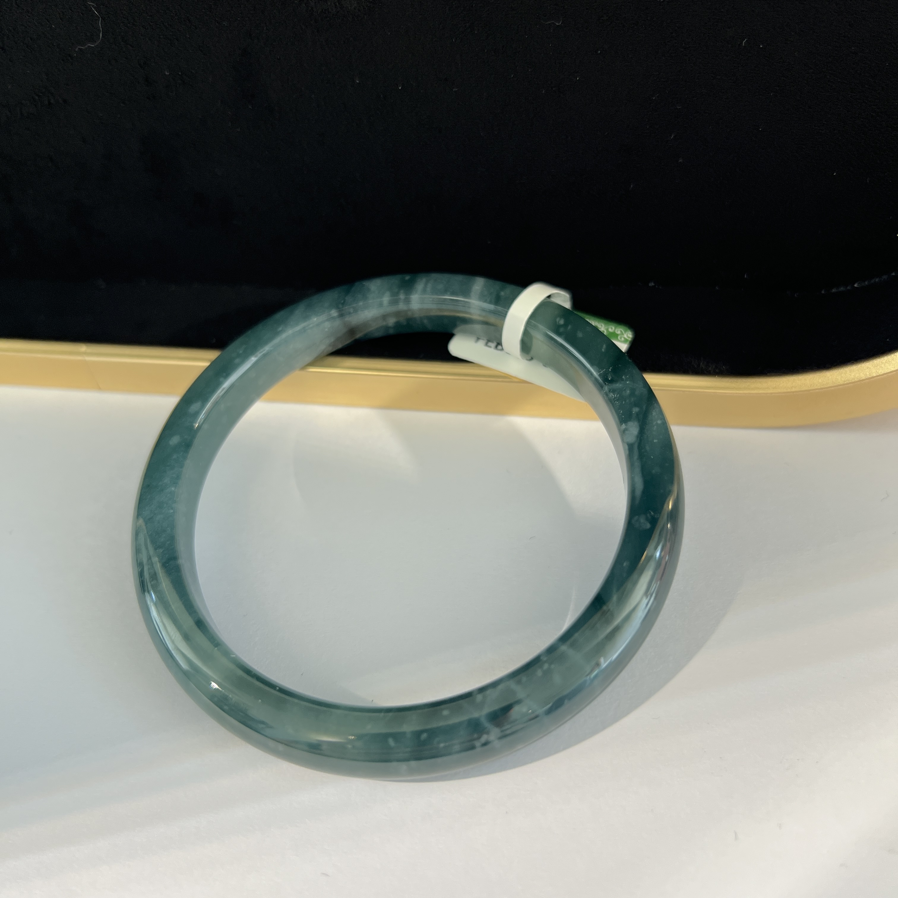 冰藍水飄逸雪花窄正圈 #60