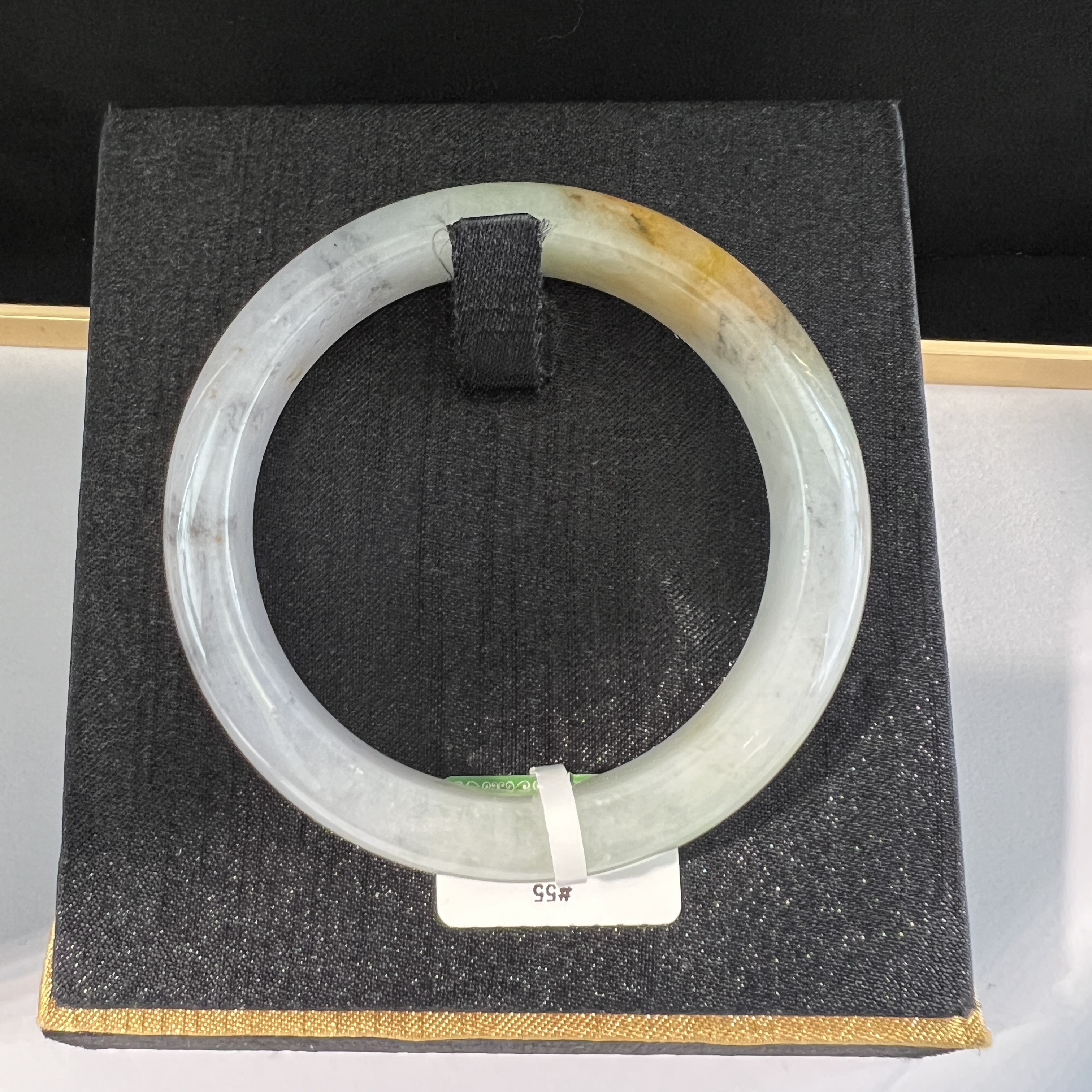 冰種淺三色洒烏雞正圈 #55