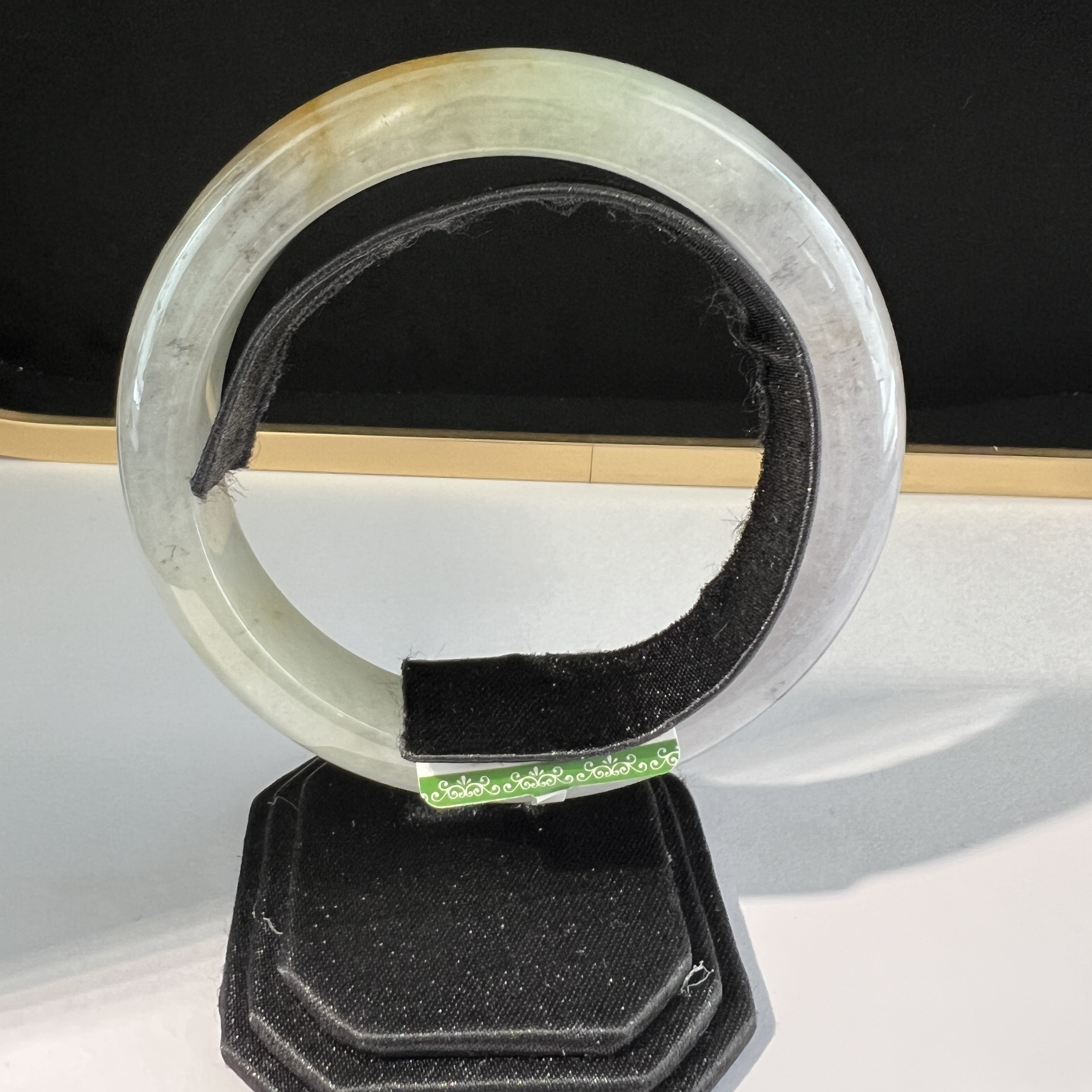 冰種淺三色洒烏雞正圈 #55