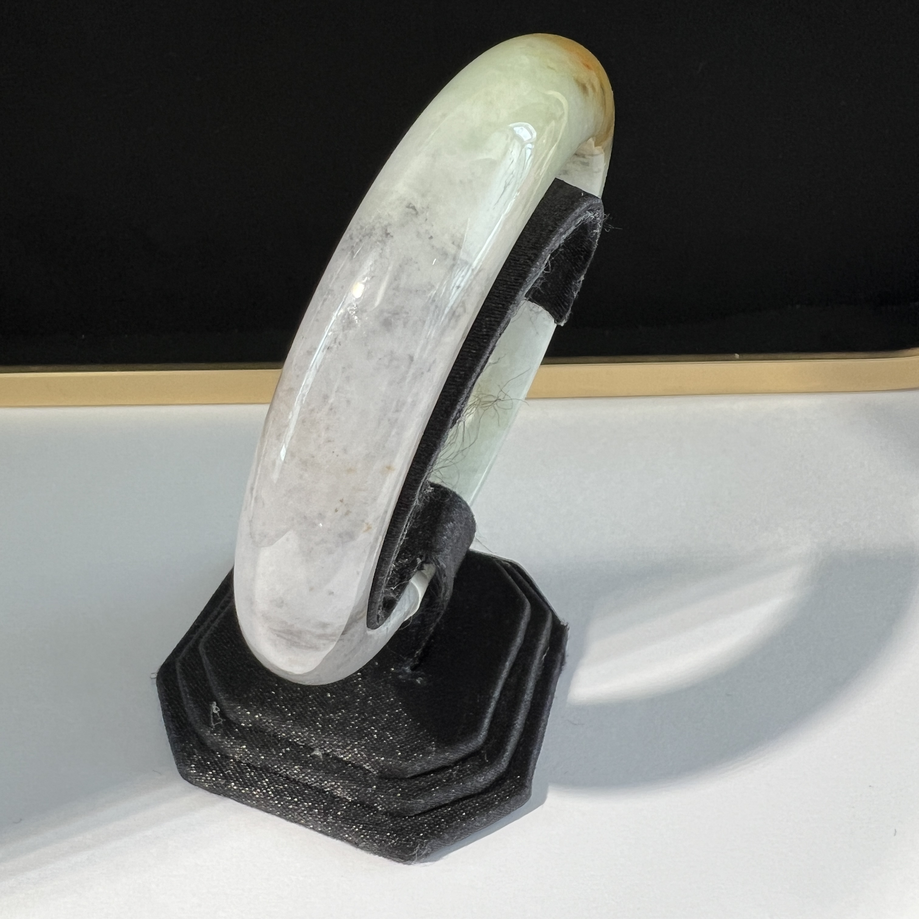 冰種淺三色洒烏雞正圈 #55