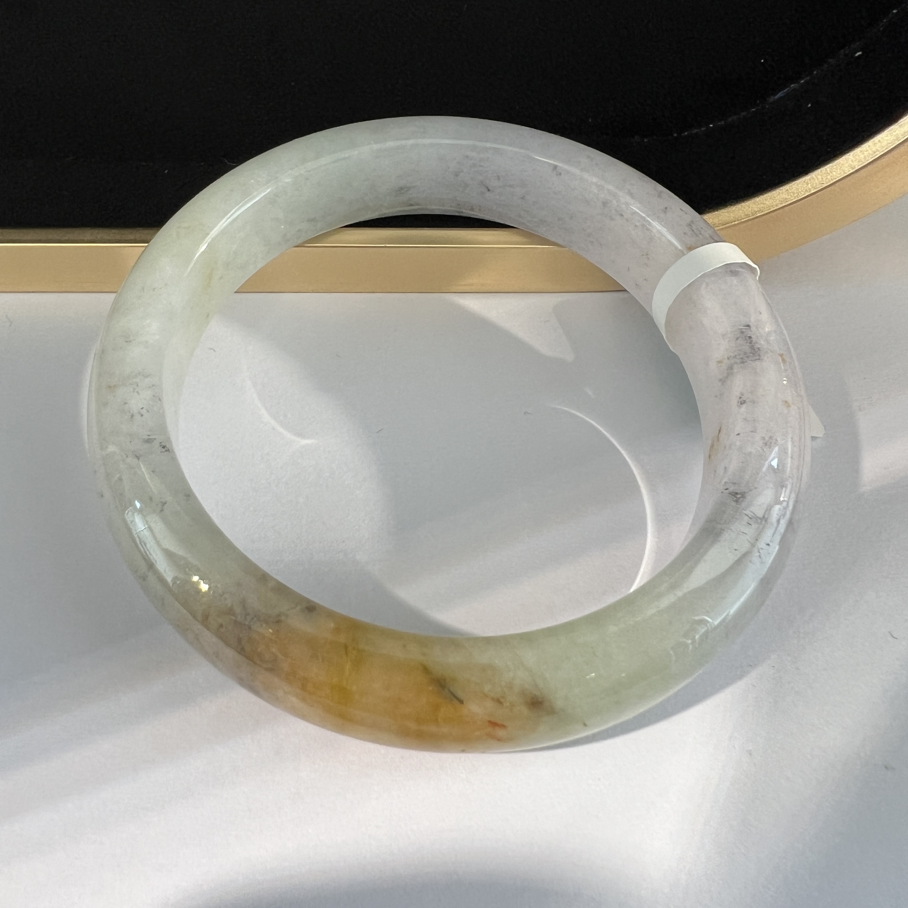 冰種淺三色洒烏雞正圈 #55