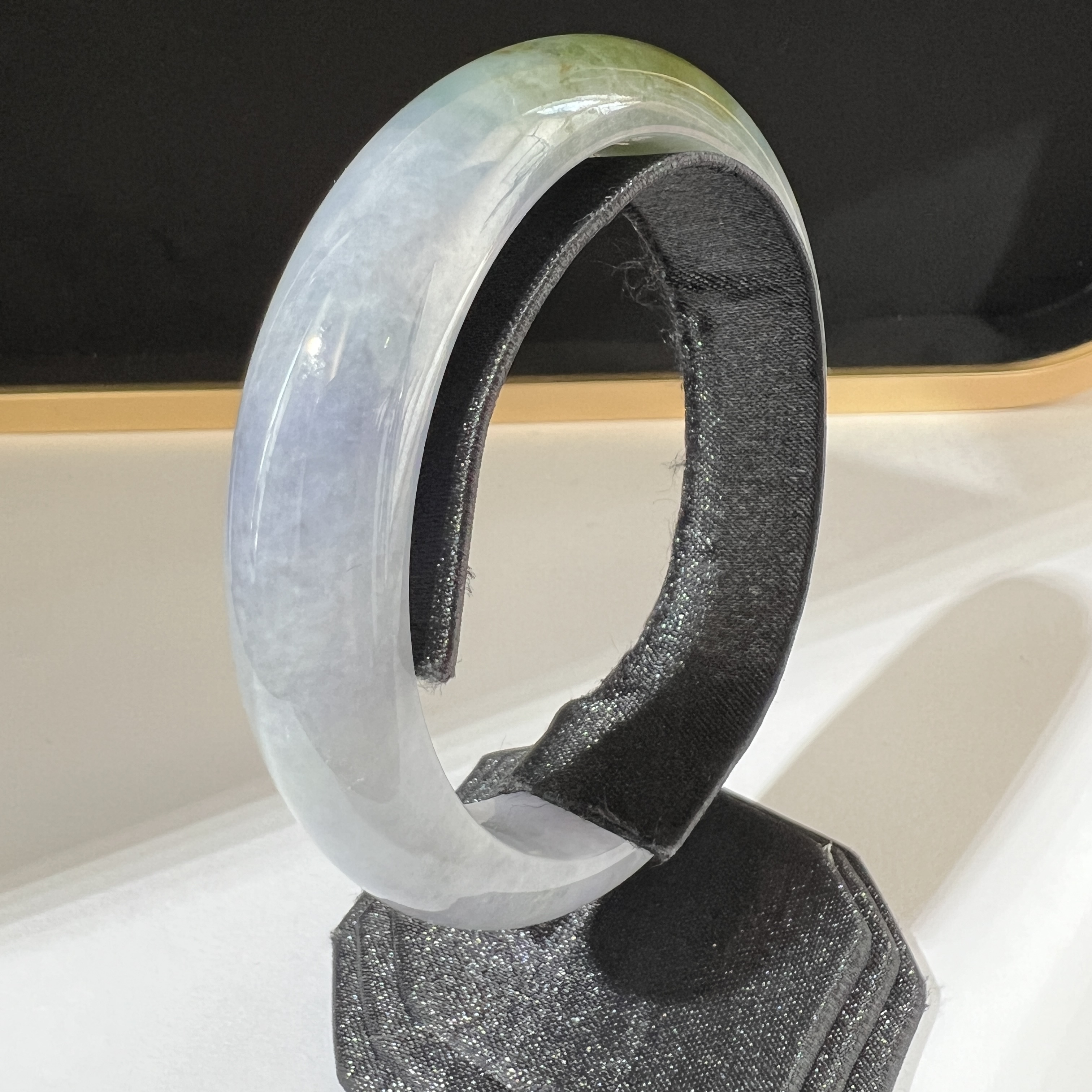 濃紫飄橄欖綠色正圈 #56