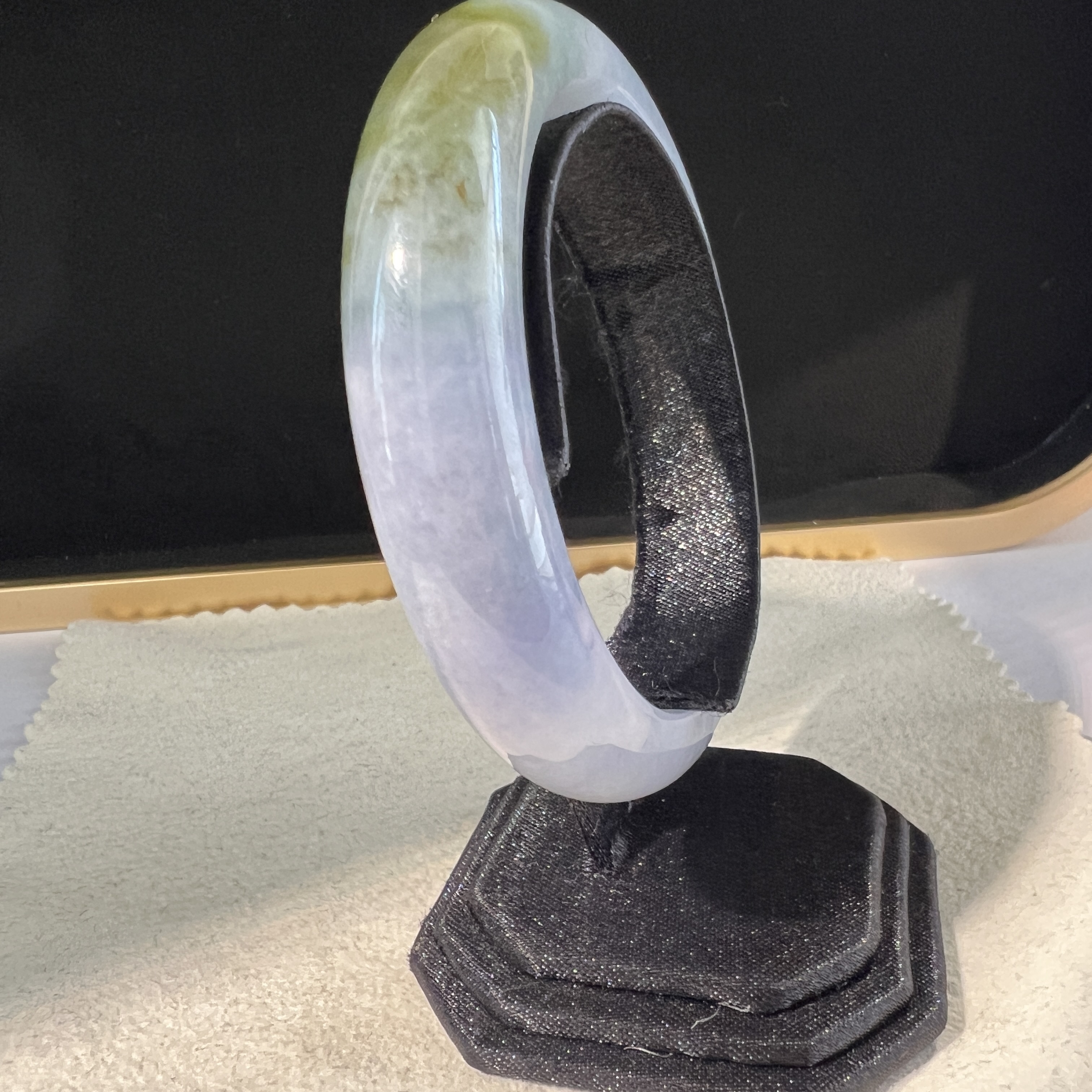 濃紫飄橄欖綠色正圈 #56