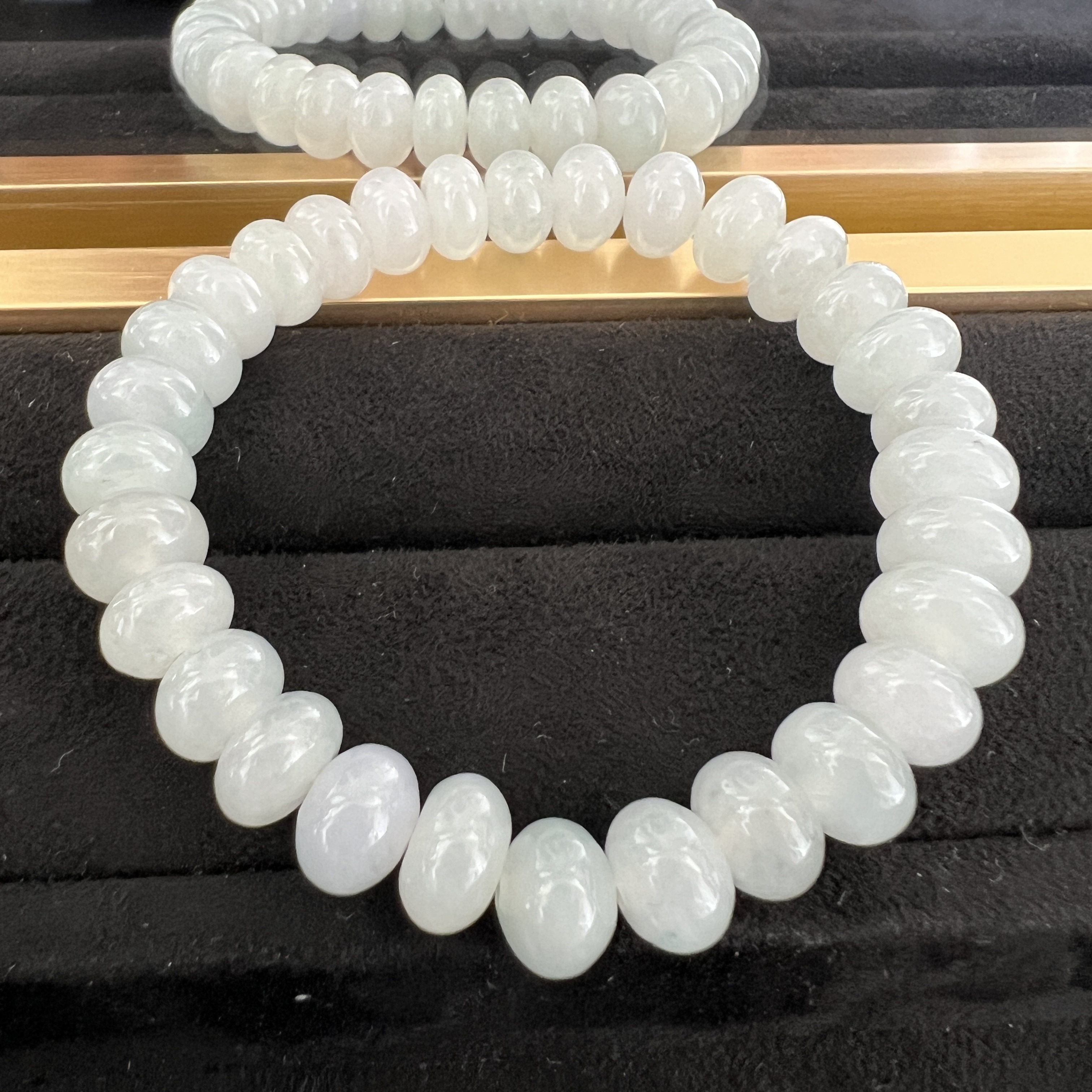 冰淺底色算盤珠手串