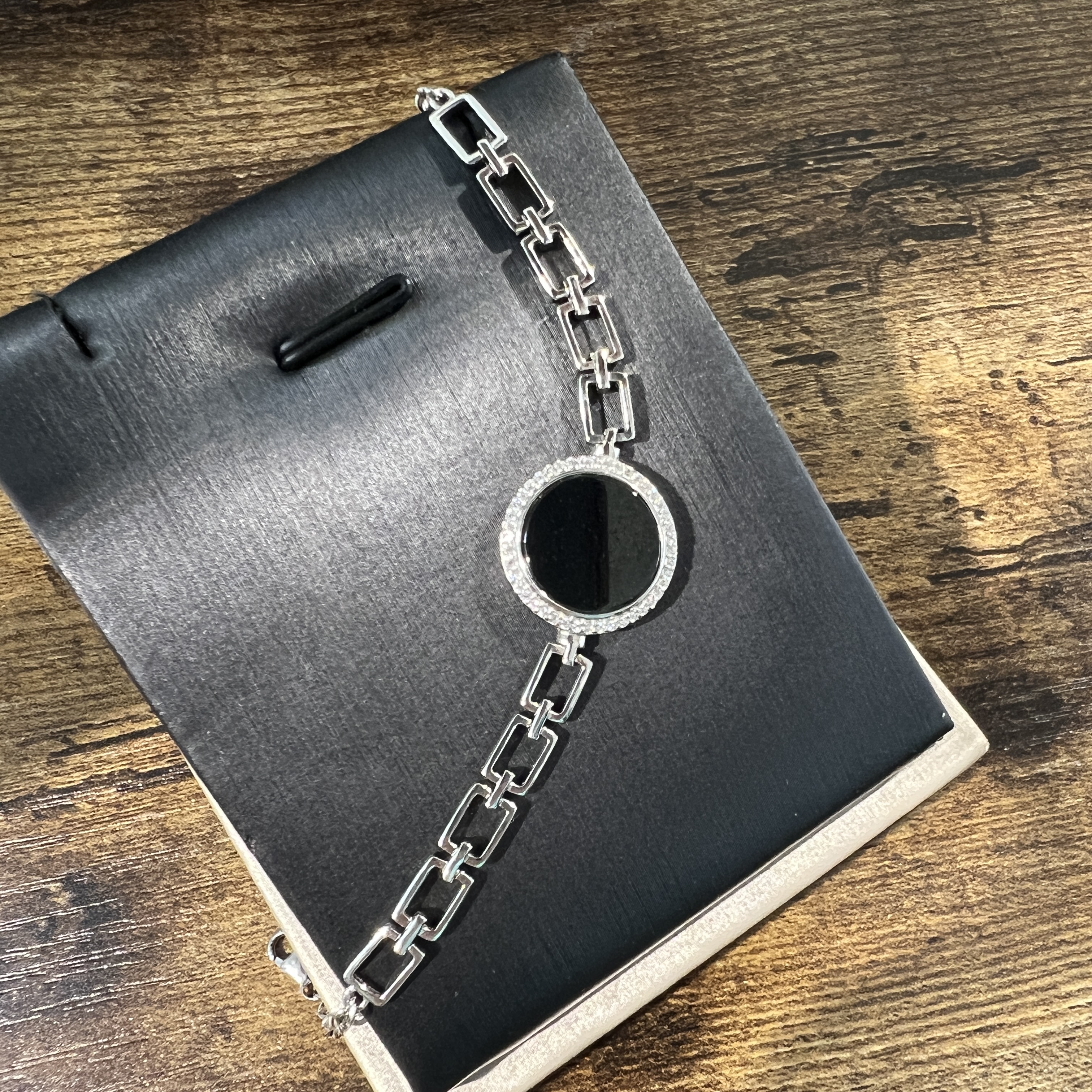 圓無事牌墨玉手鍊