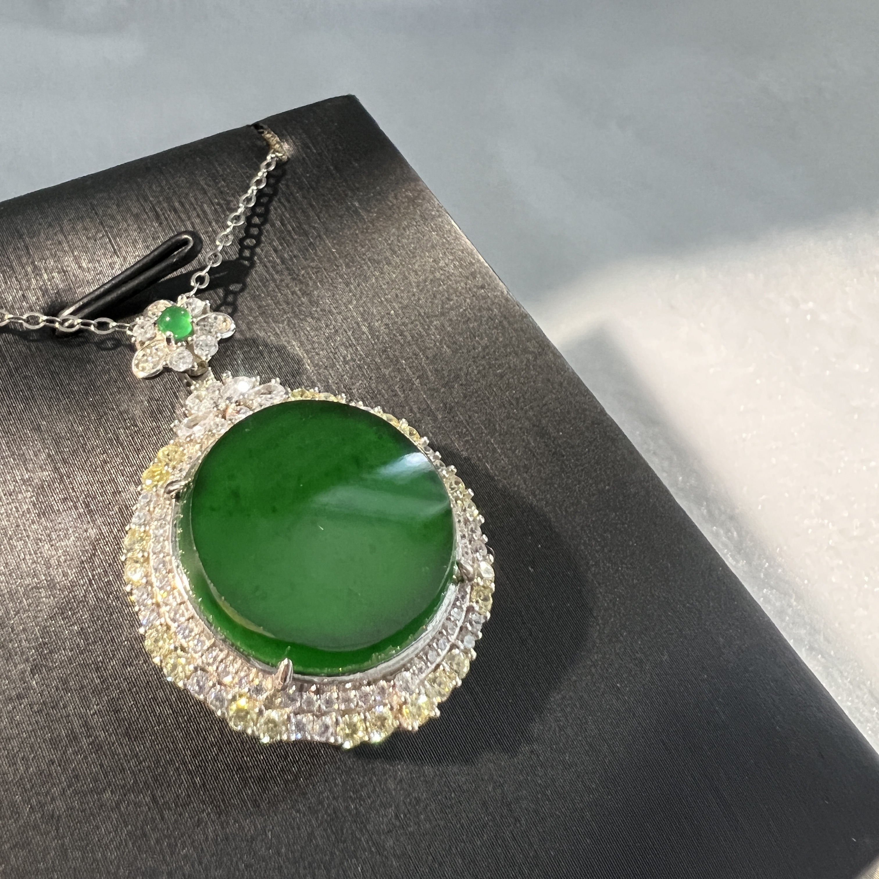 冰濃綠圓無事牌