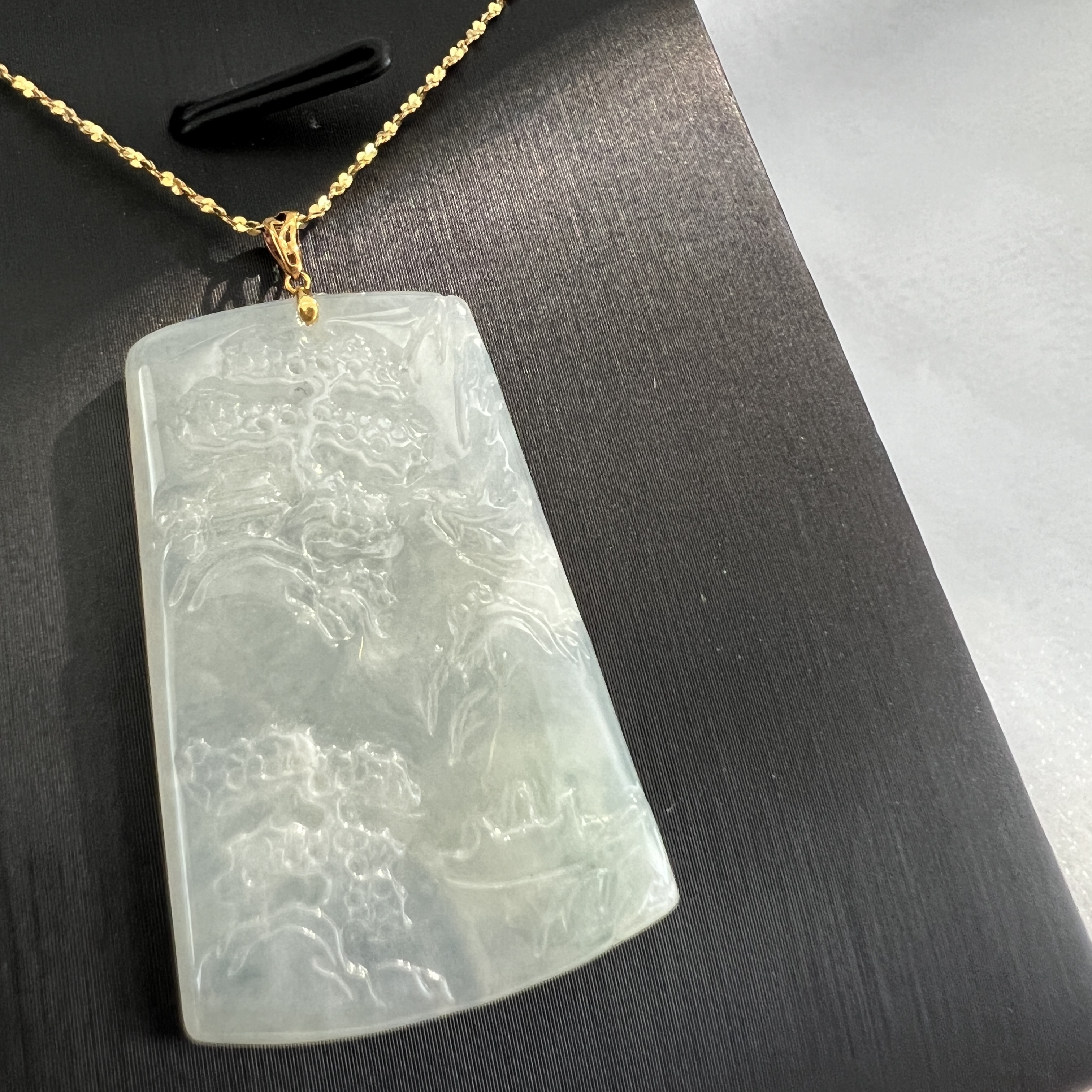 冰天空藍山水牌