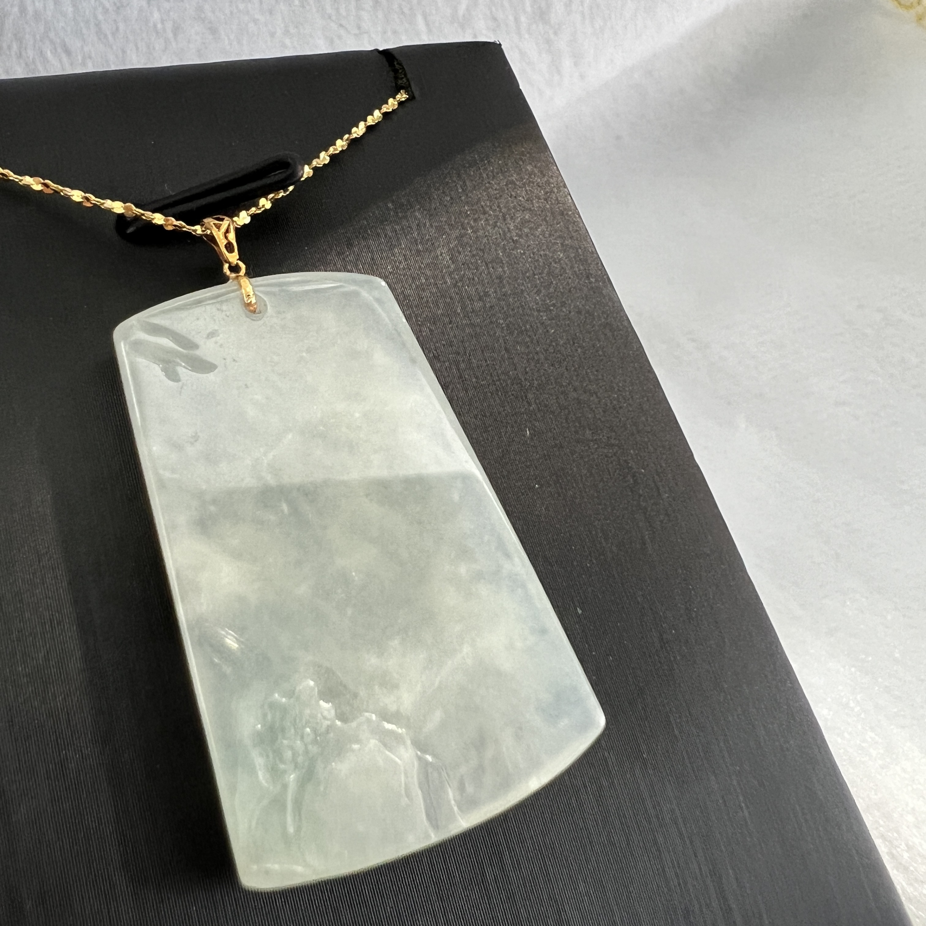 冰天空藍山水牌