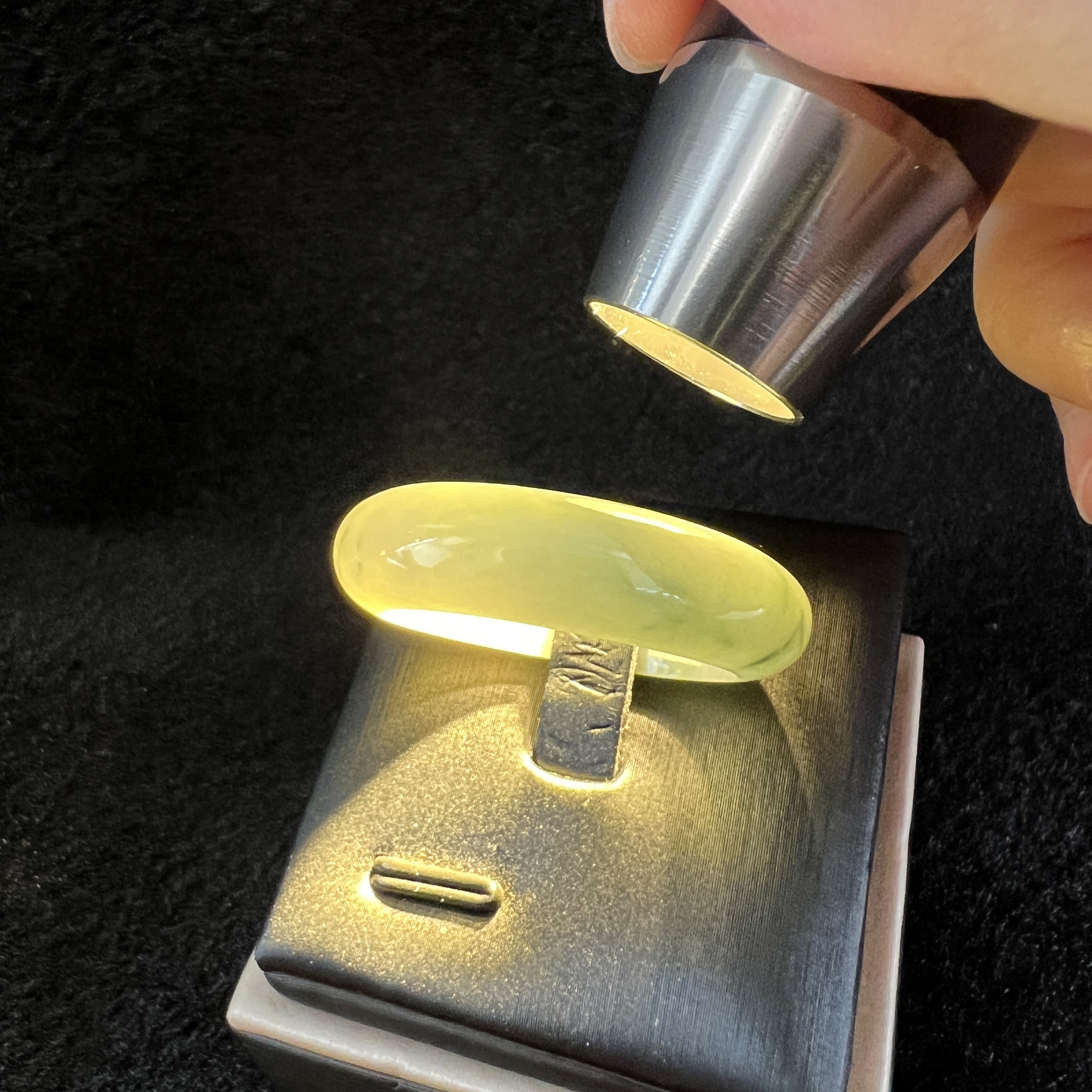 藍調飄花大戒指