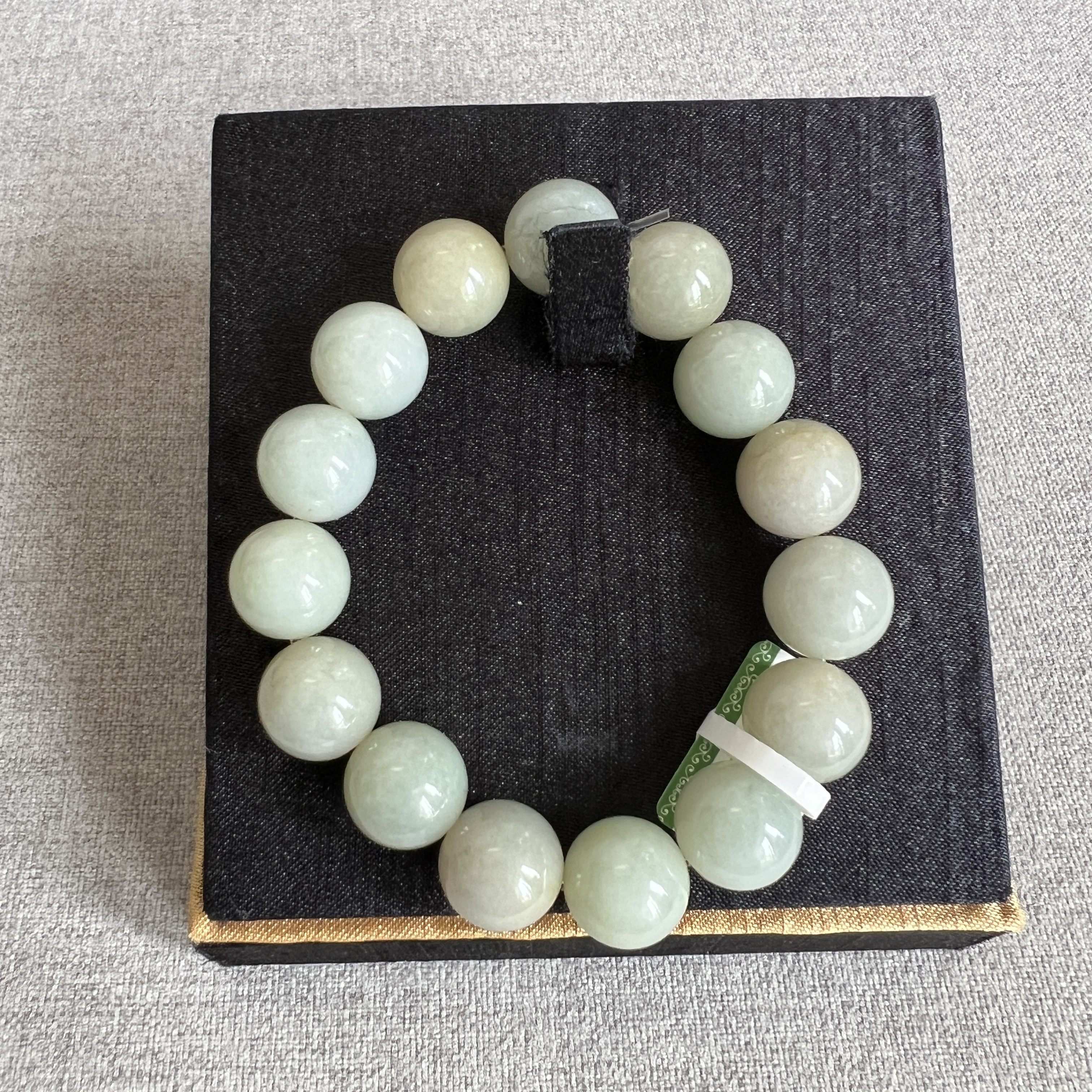 細糯淺茶黃手串