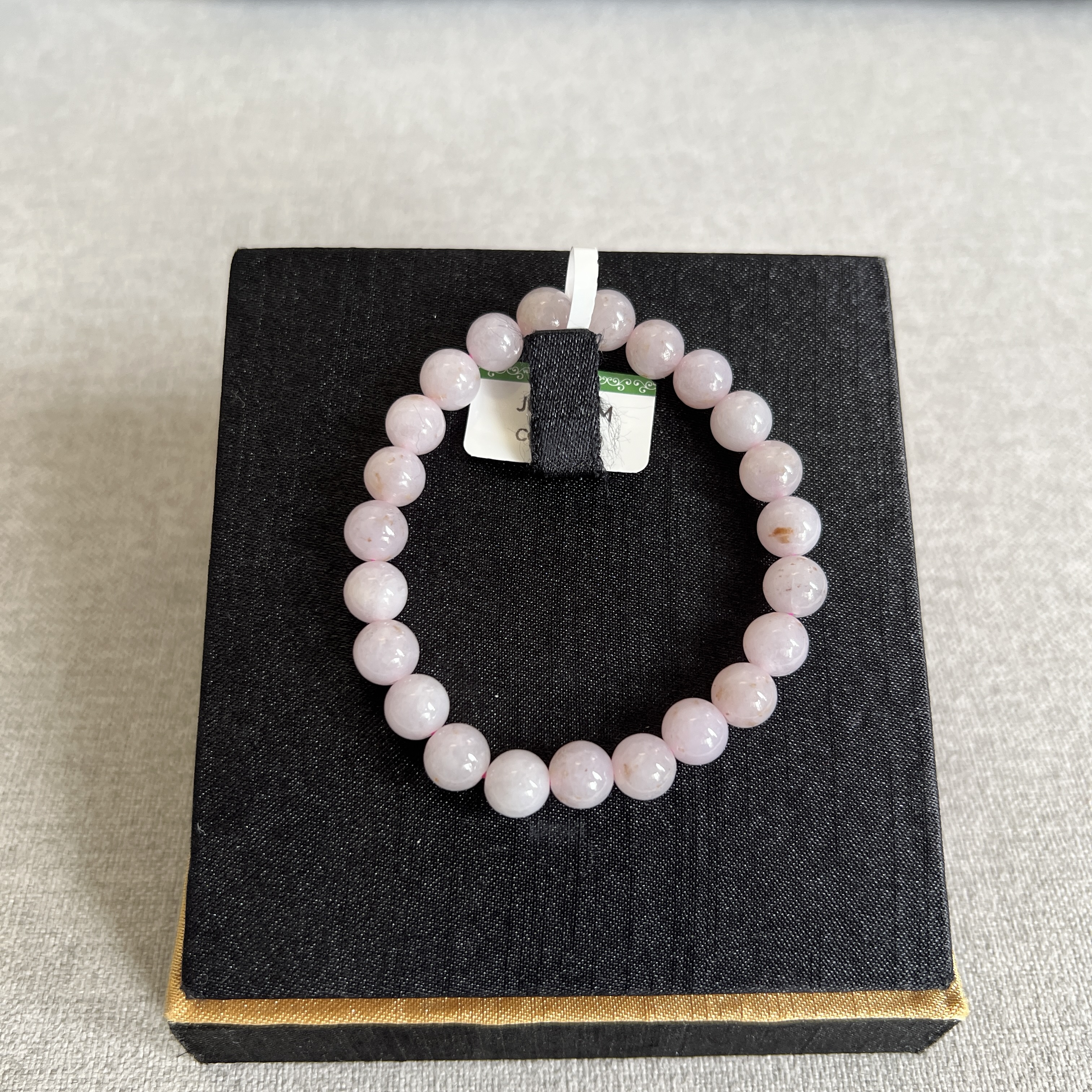 冰糯化粉色桂花糕手串