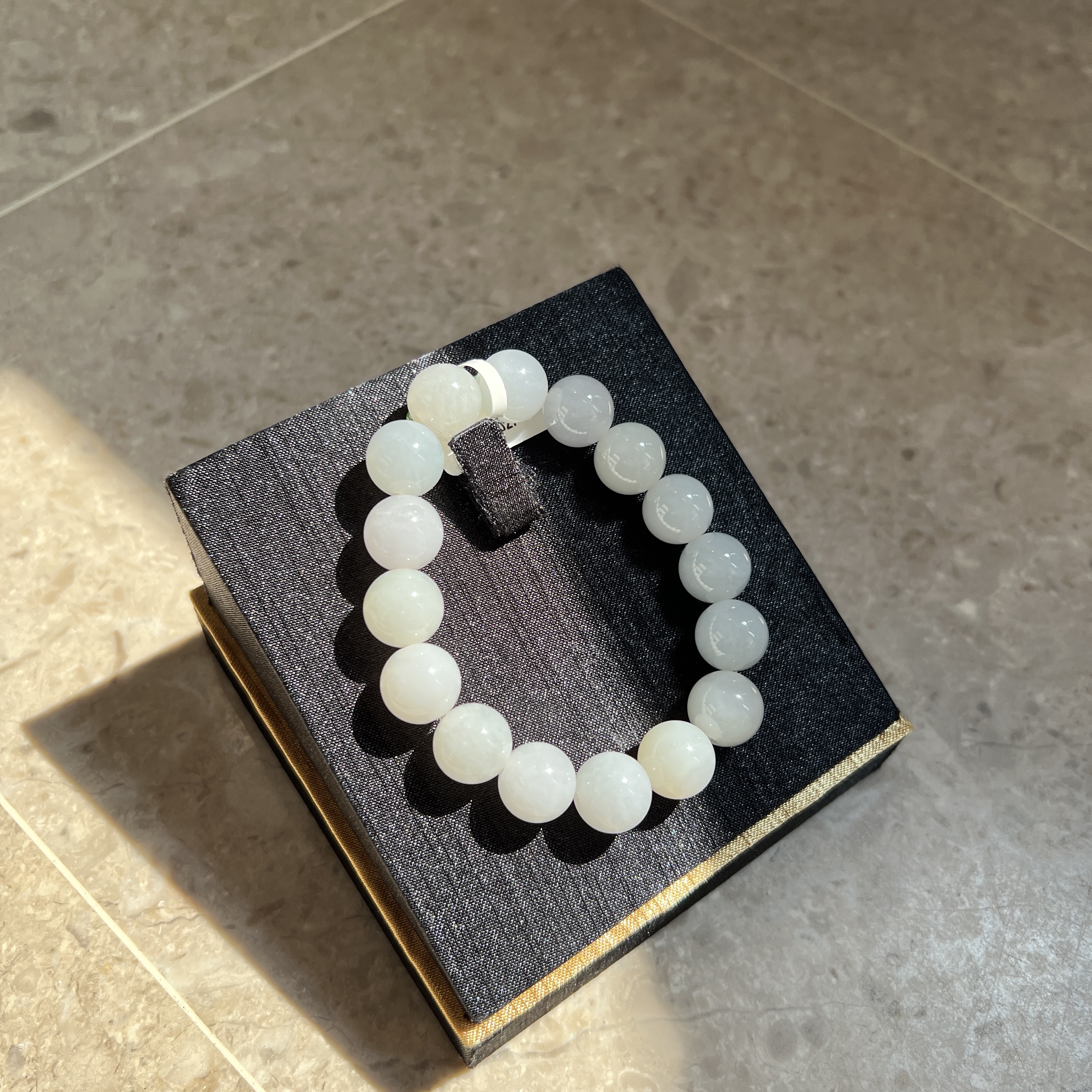 冰糯化種白月光手串