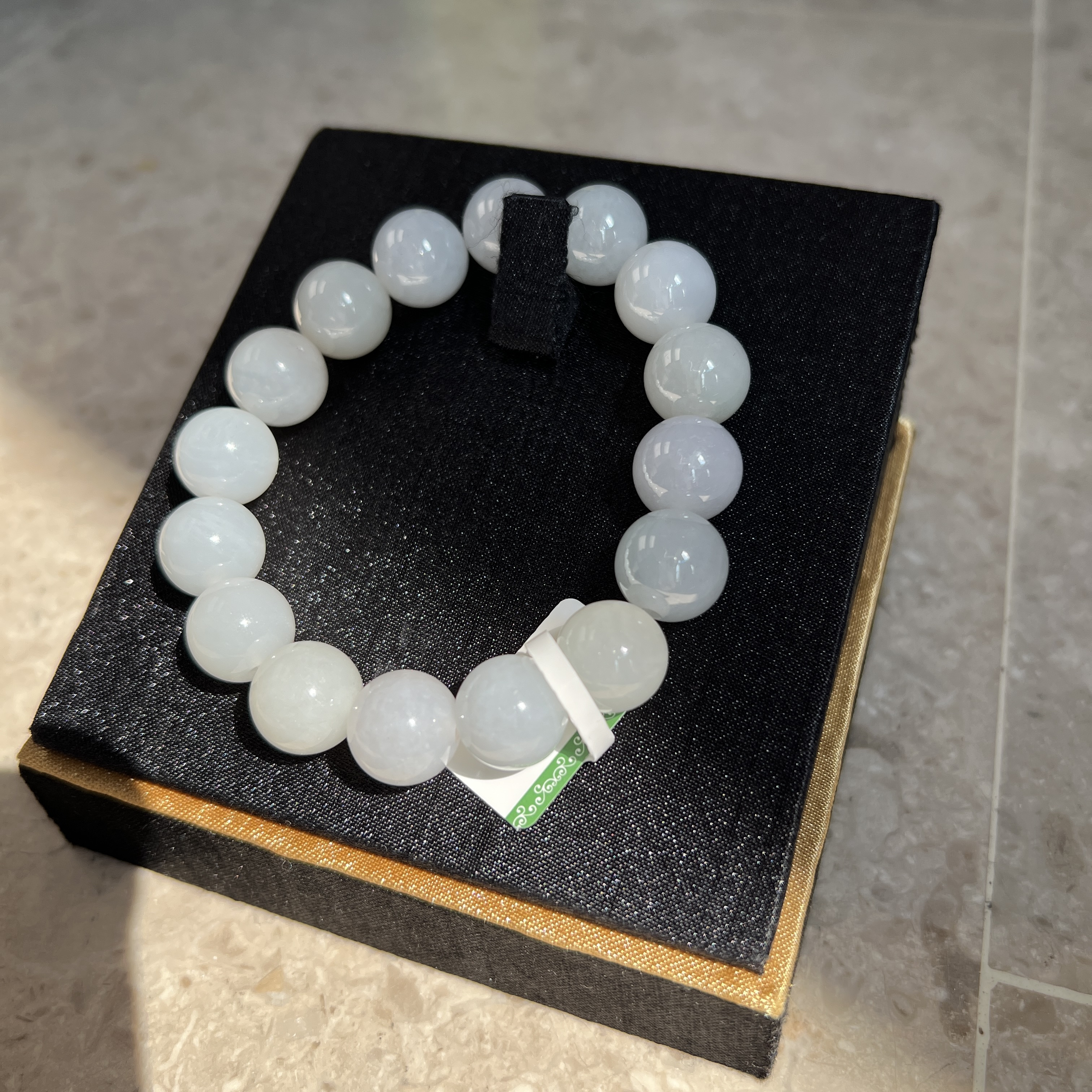 冰糯化種白月光手串