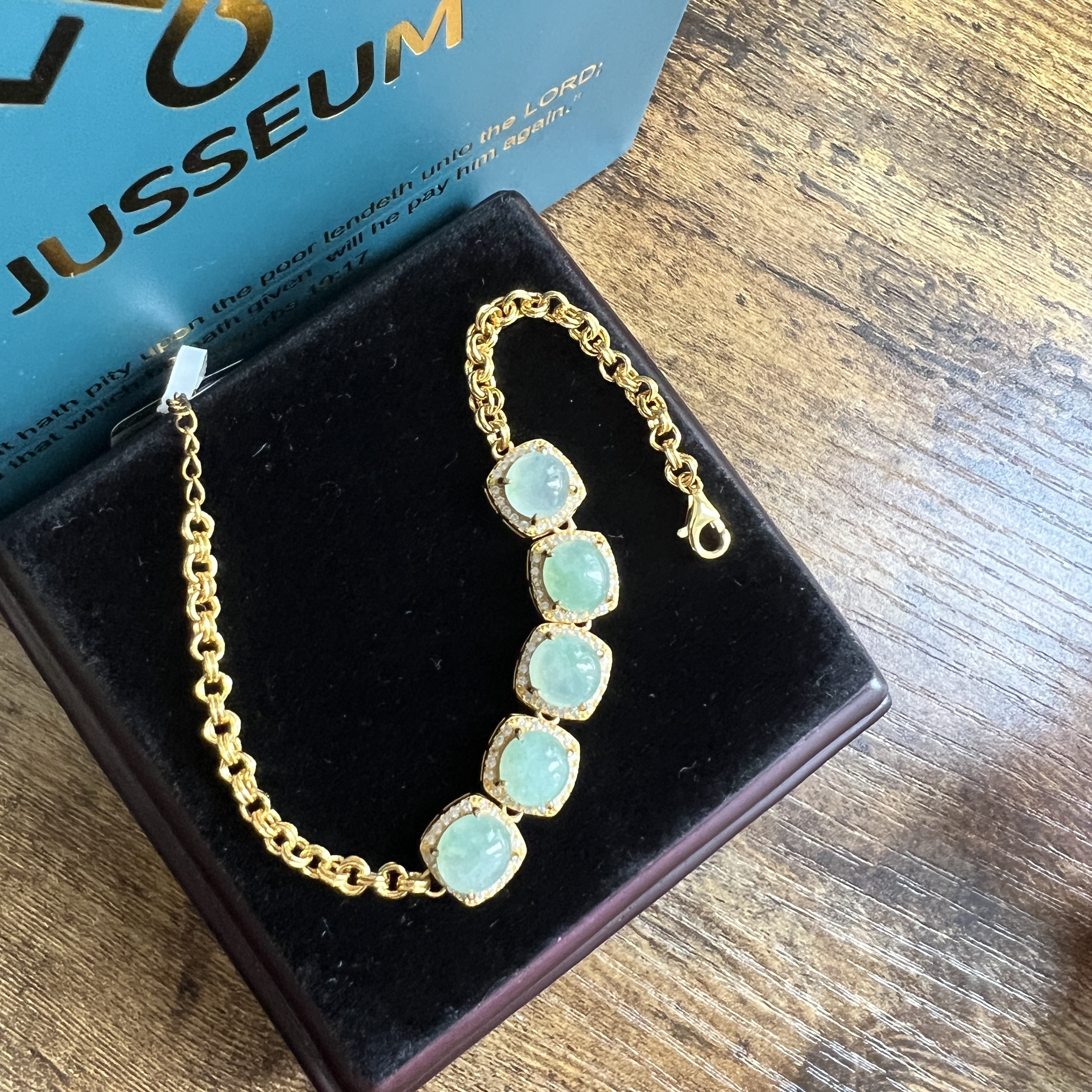 冰細糯種淺果綠手鍊