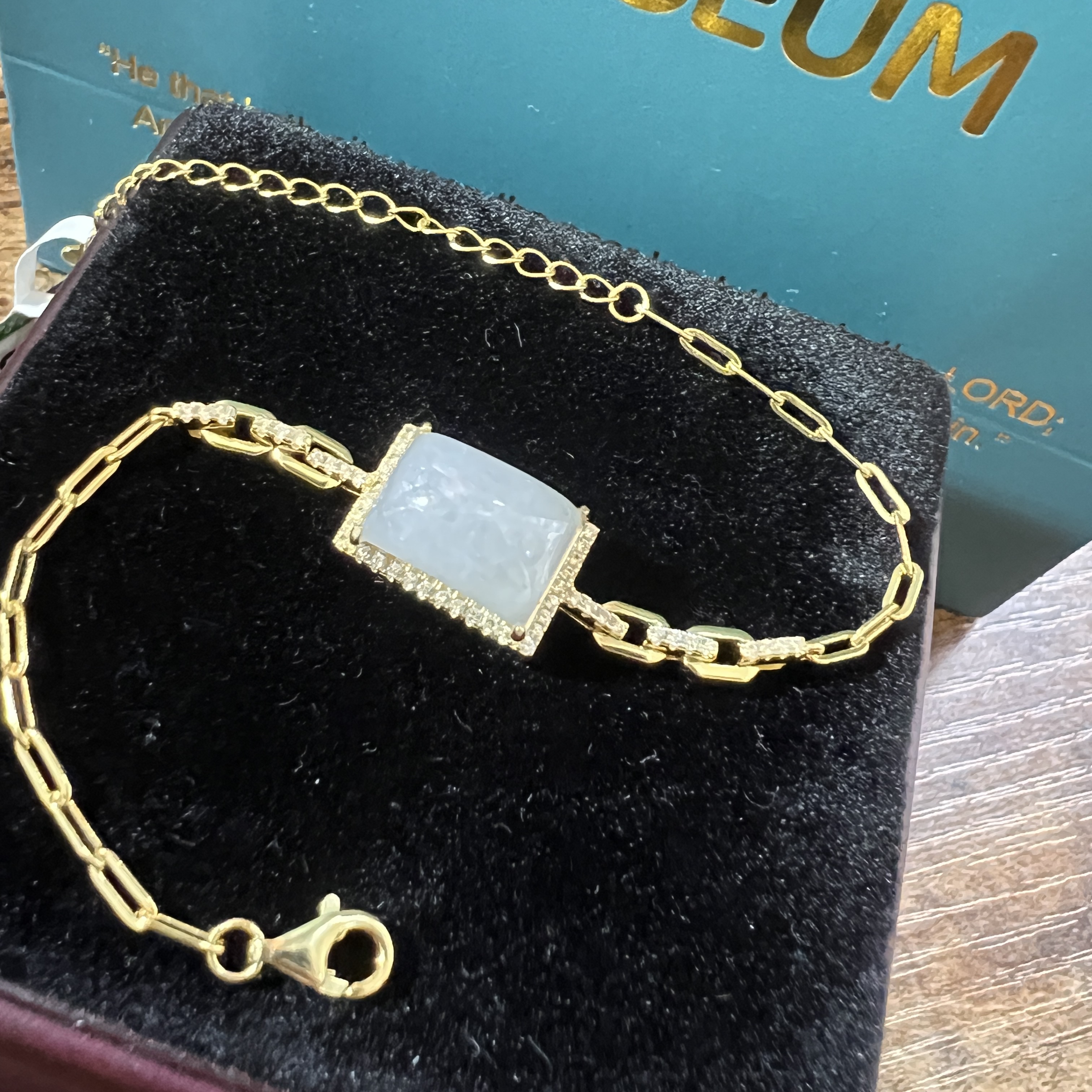 冰細糯白方糖手鍊