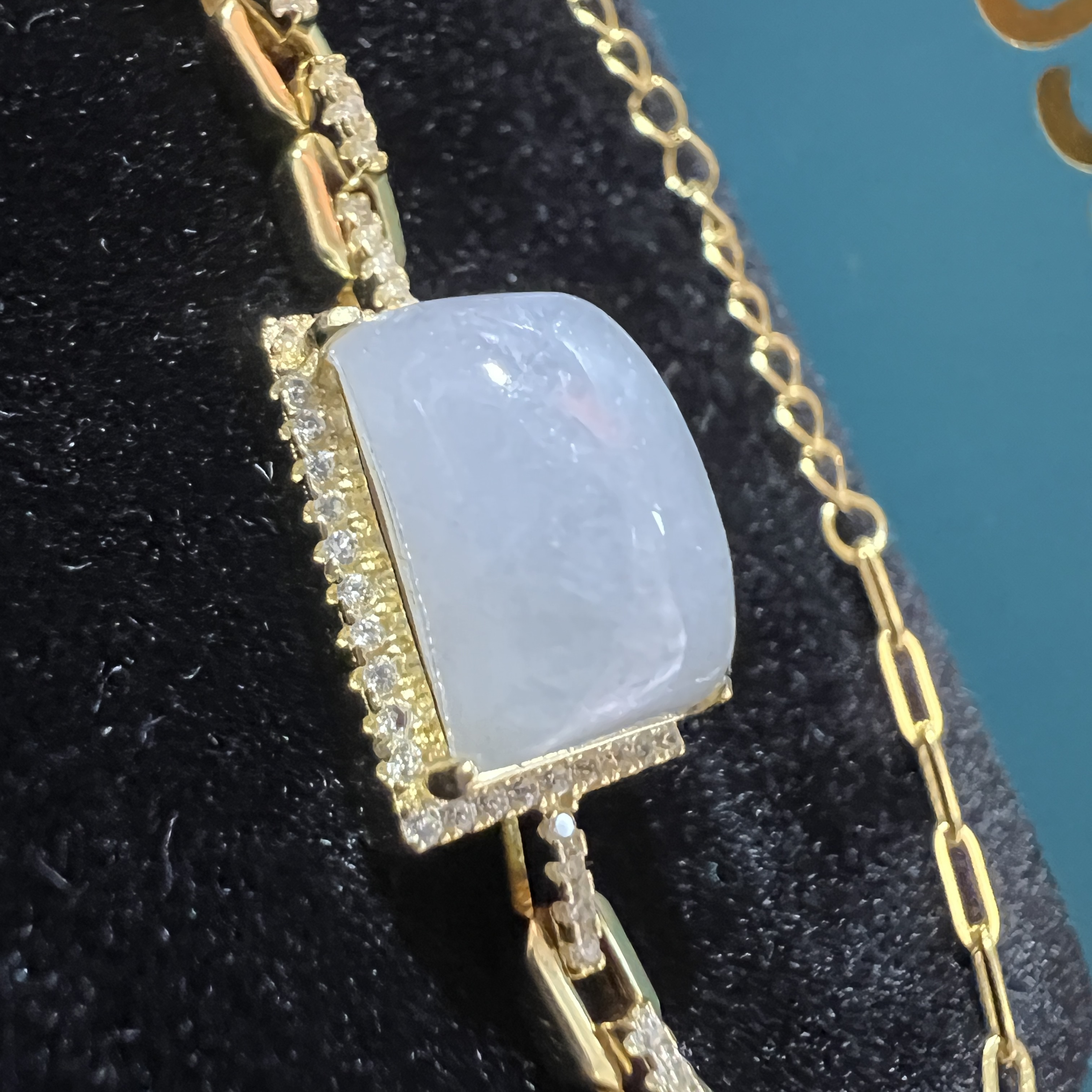 冰細糯白方糖手鍊