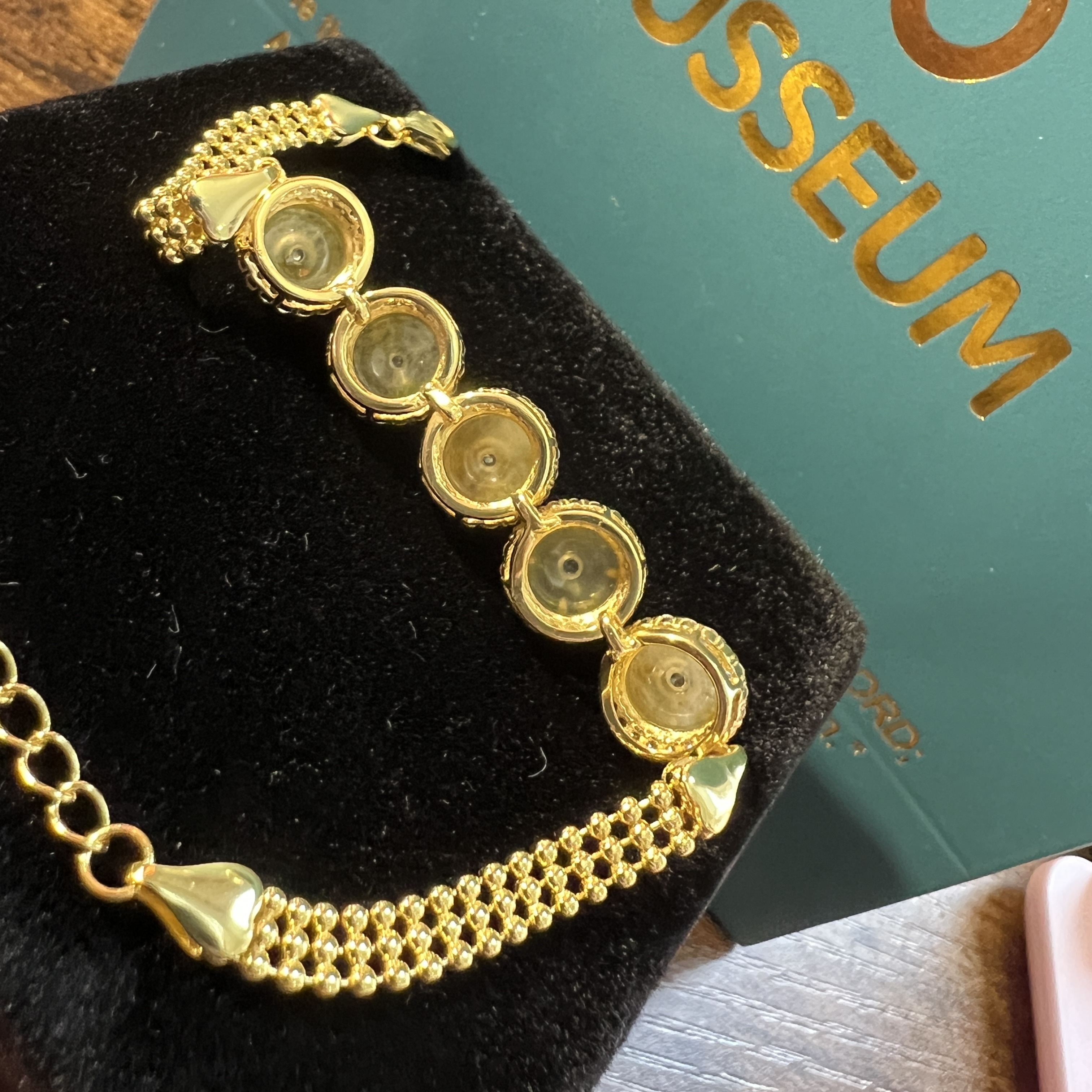 冰細糯種橄欖黃翡平安扣手鏈